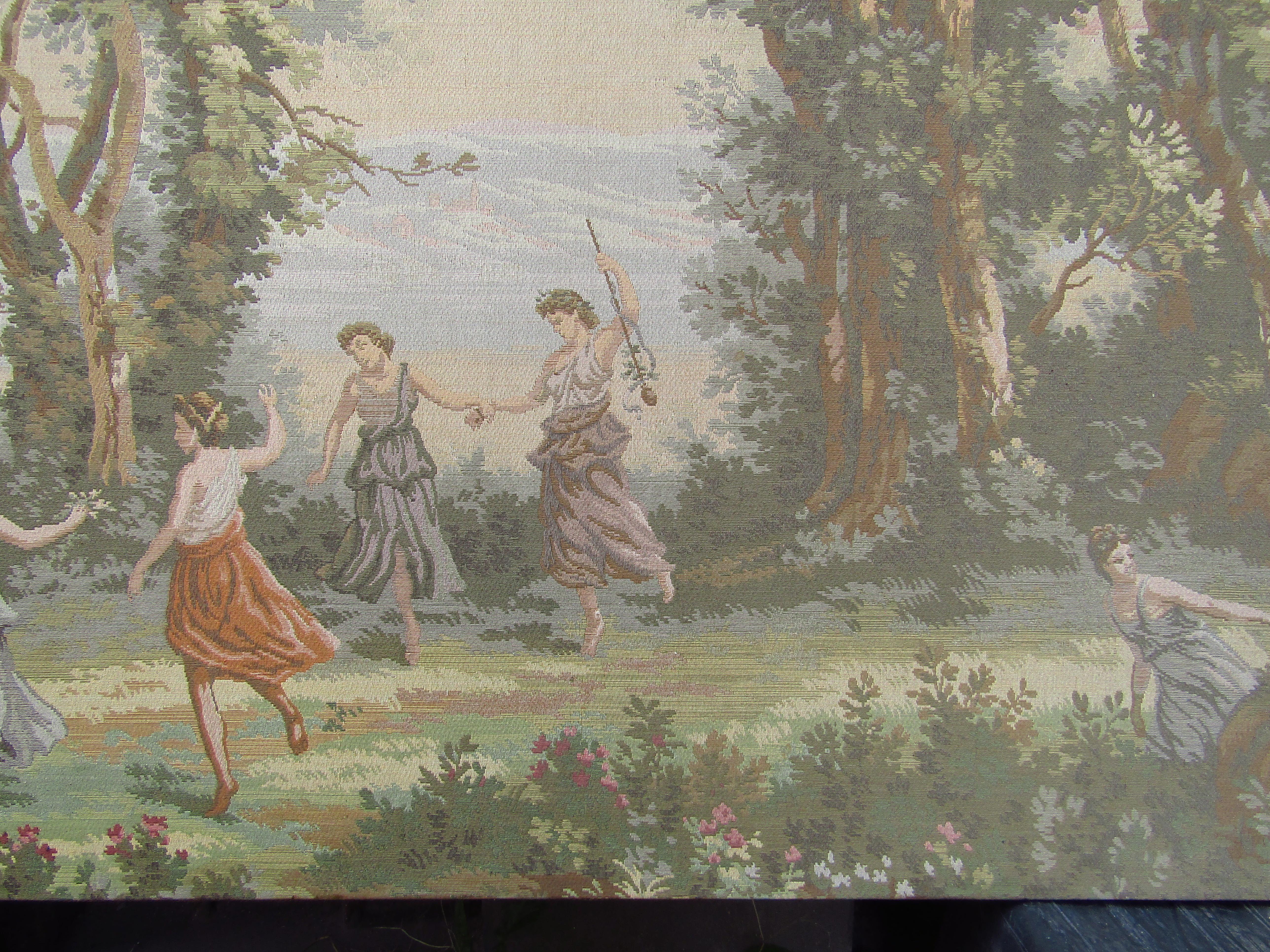 French Tapestry Aubusson Style, 1880 7