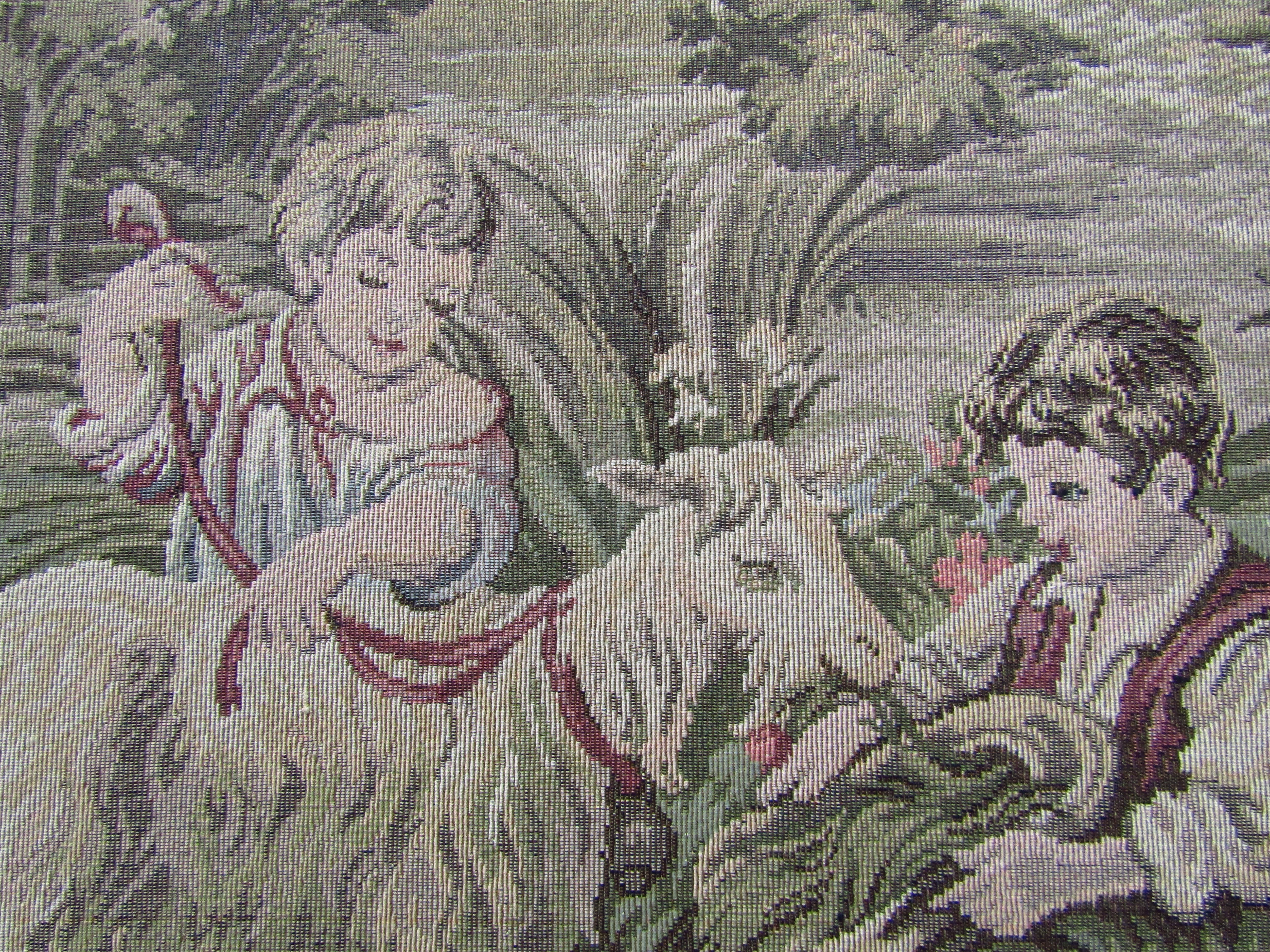Late 19th Century French Tapestry Aubusson Style, 1880 For Sale
