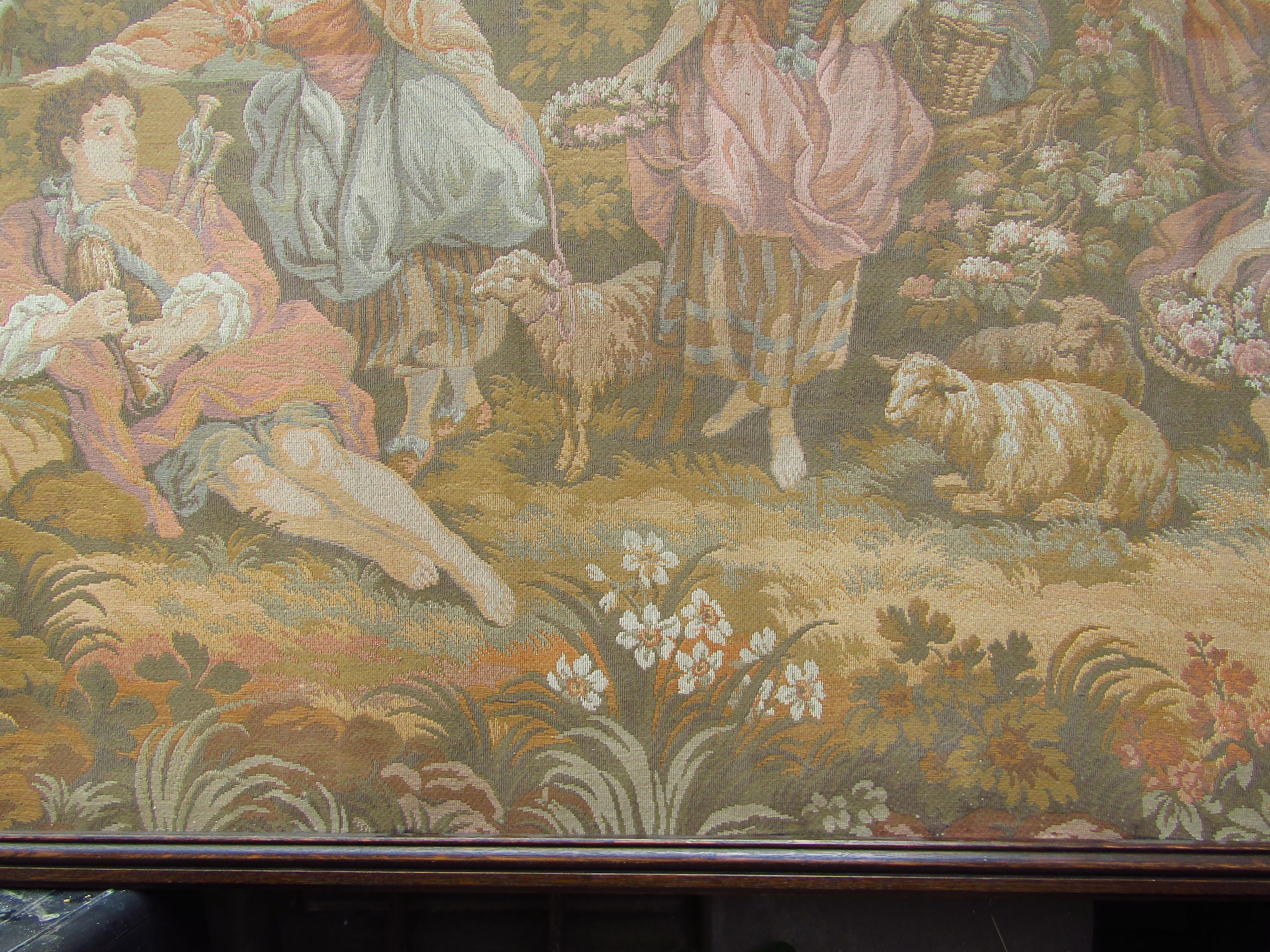 French Tapestry Aubusson Style, 1880 For Sale 3