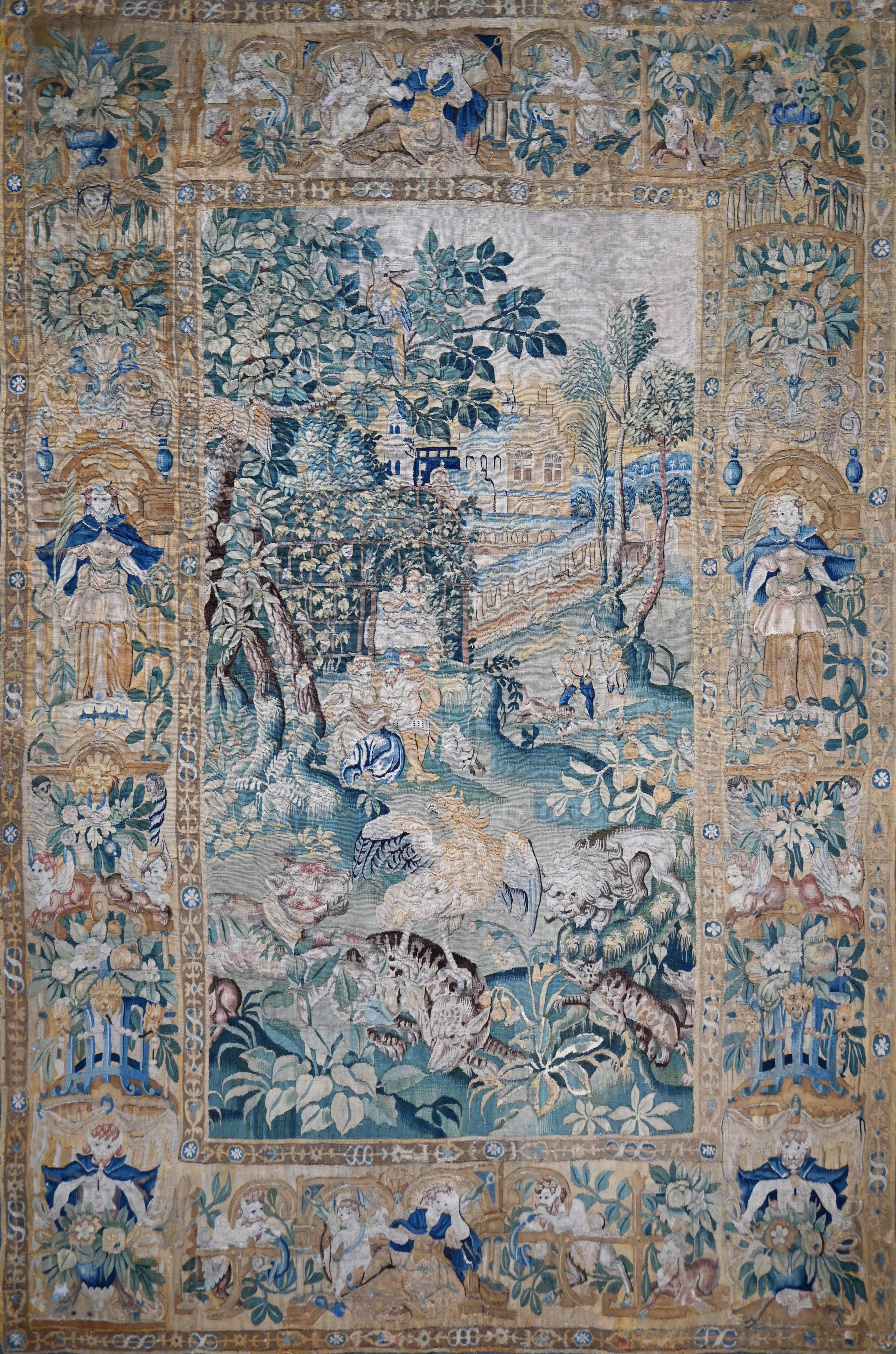 French Tapestry by Flemish manufactury, 
