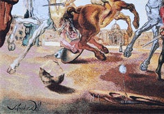 French Tapestry Jacquard Manufactry - Salvador DALI Battle Over a Dandeli - 1608