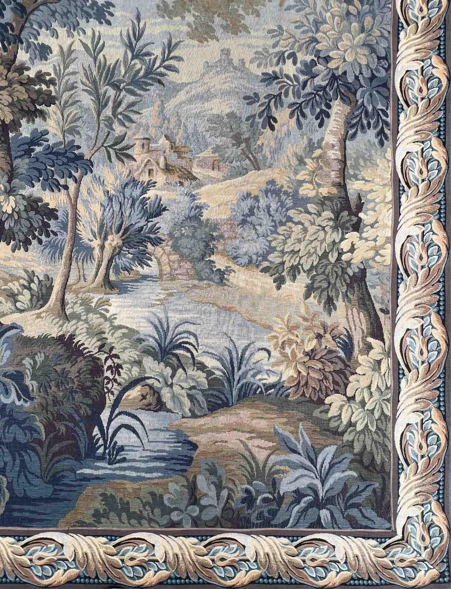Französischer Wandteppich-Jacquard-Manufaktur Aubusson im Stil des 18. Jahrhunderts, N. 1452
Hersteller: Manufaktur Jacquard in Aubusson
Zeitraum: 20. Jahrhundert
Stil: Grünzeug aus dem 18.
Zustand: Perfekter Zustand
MATERIAL: Wolle
Breite:
