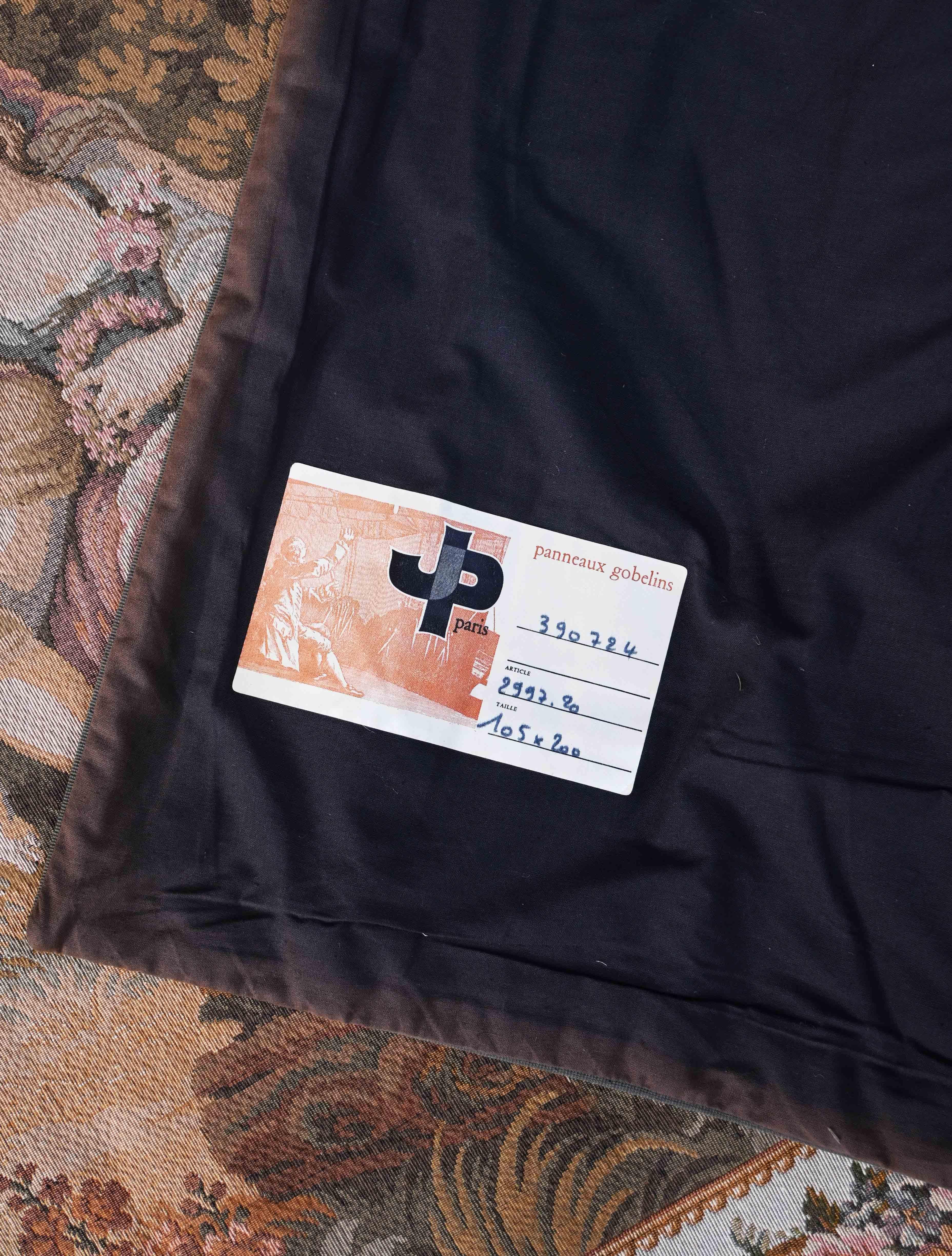 Nr. 1611 - Wandteppich, Jacquard Paris - Pastorale Szene - 2,15m x 1,24m

Dieser prächtige Wandteppich wurde einer gründlichen Reinigung unterzogen, von Hand mit 100% Leinenstoff gefüttert und von unseren Experten in unserer Werkstatt sorgfältig