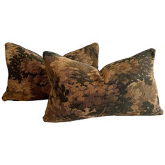 French Tapestry Lumbar Pillow with Insert
