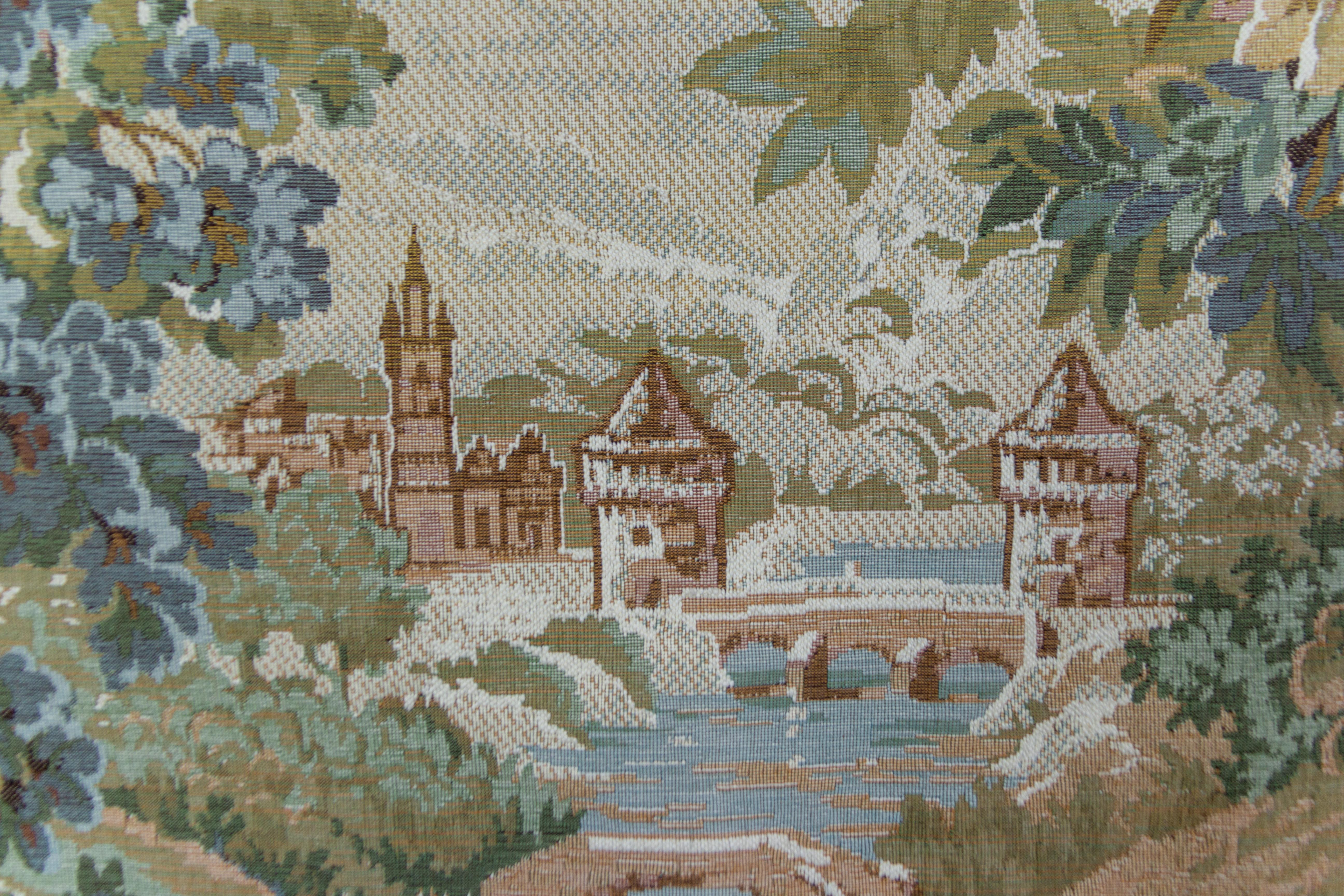 Fabric French Tapestry of Landscape