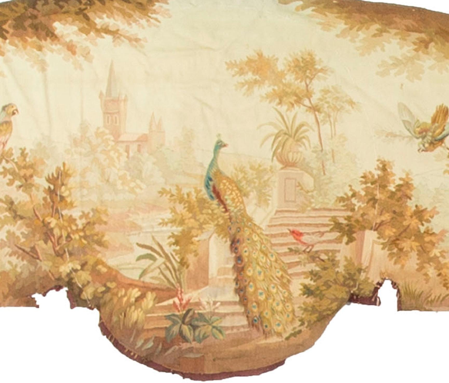 Hand-Woven French Tapestry Panel, circa 1830 For Sale