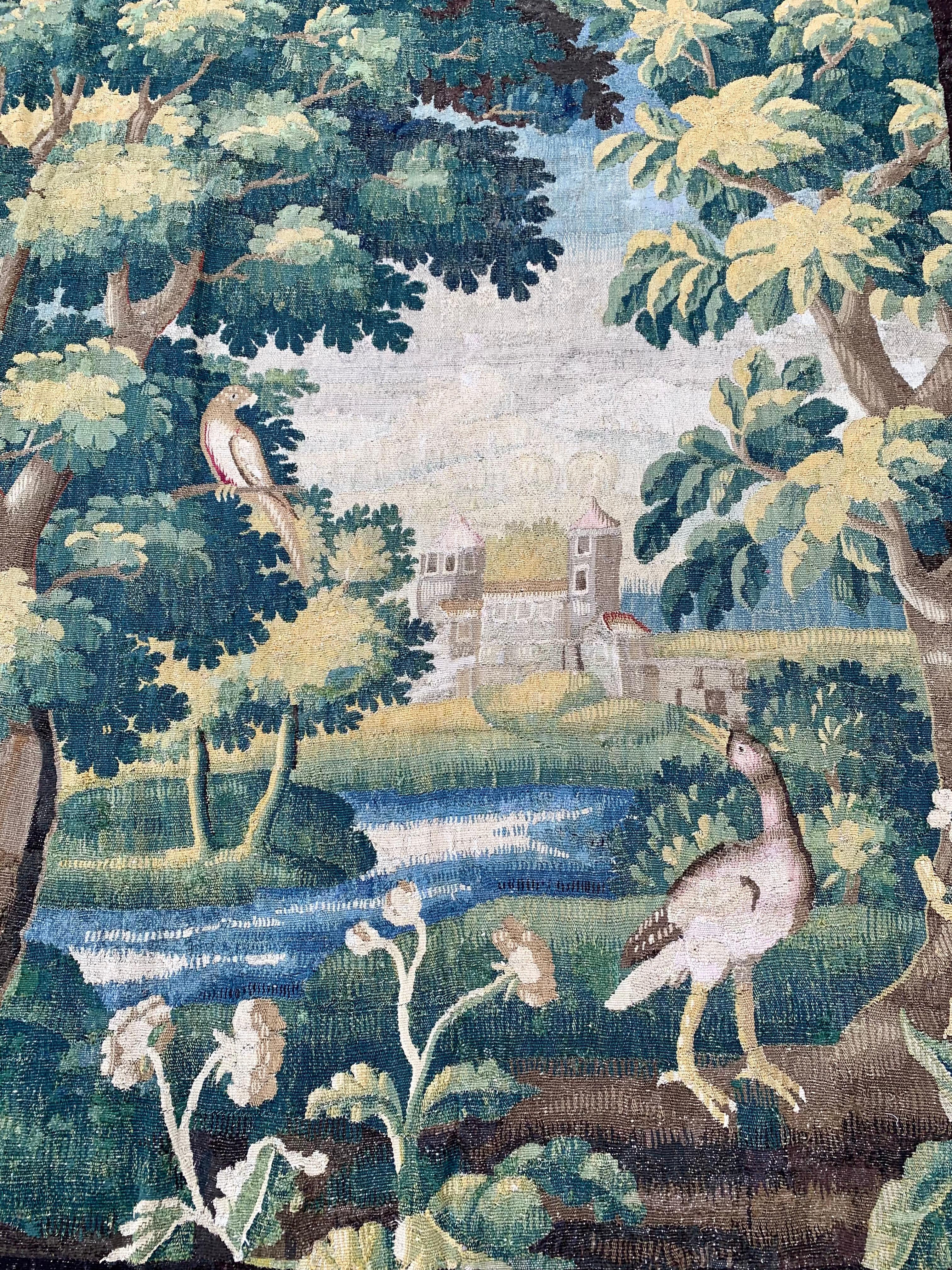 Magnificent French original 18th century tapestry 