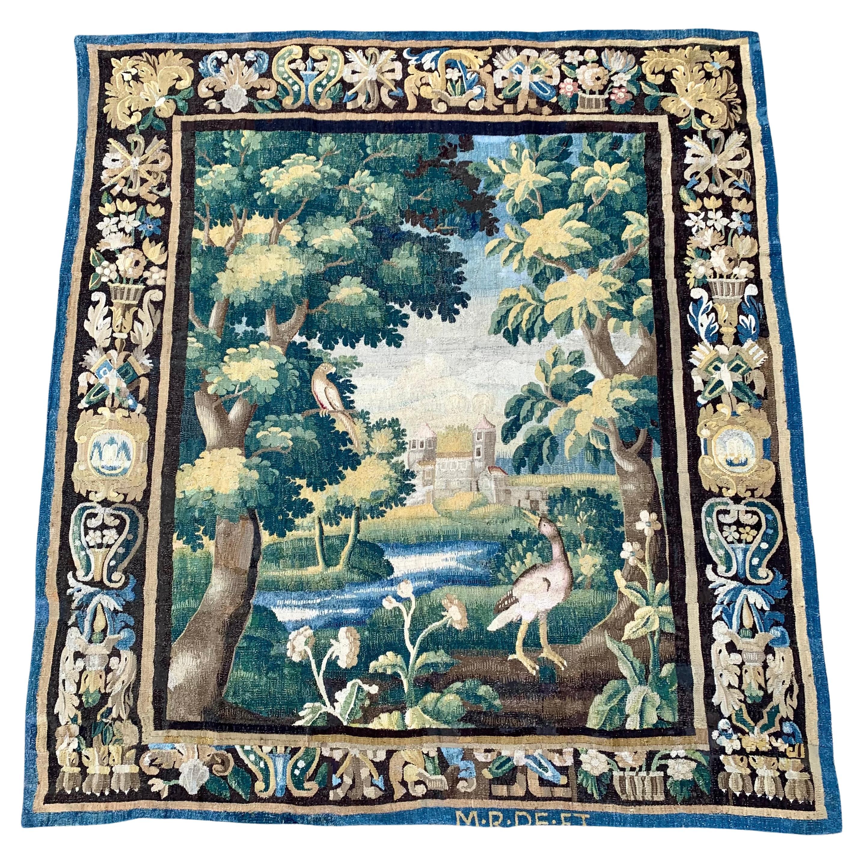 French Tapestry - Tapisserie Verdure Royale de Felletin