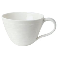 French Tea Cup Vague - Set of 2 + Saucers