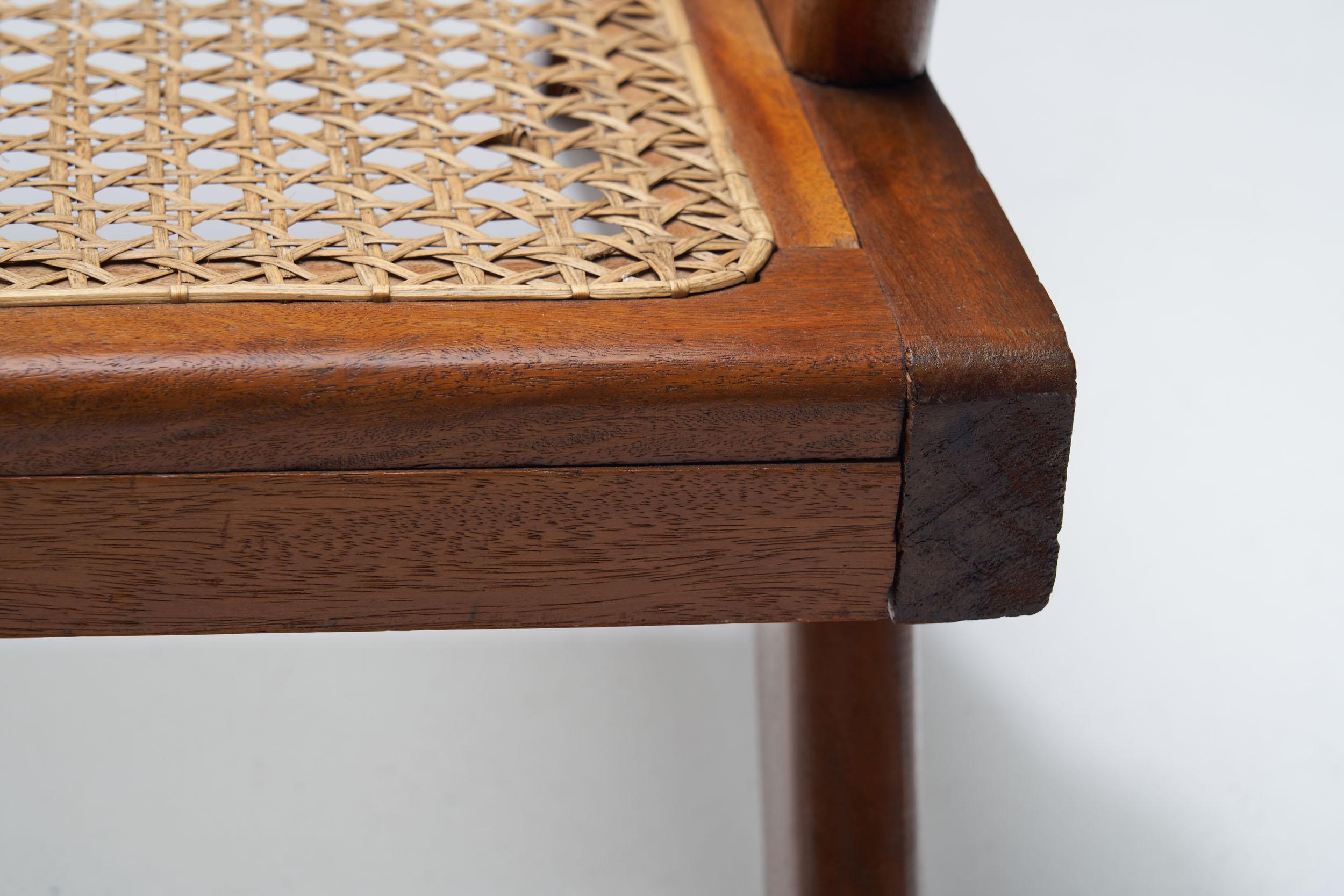 French Teak Armchair, France, 1950s For Sale 10