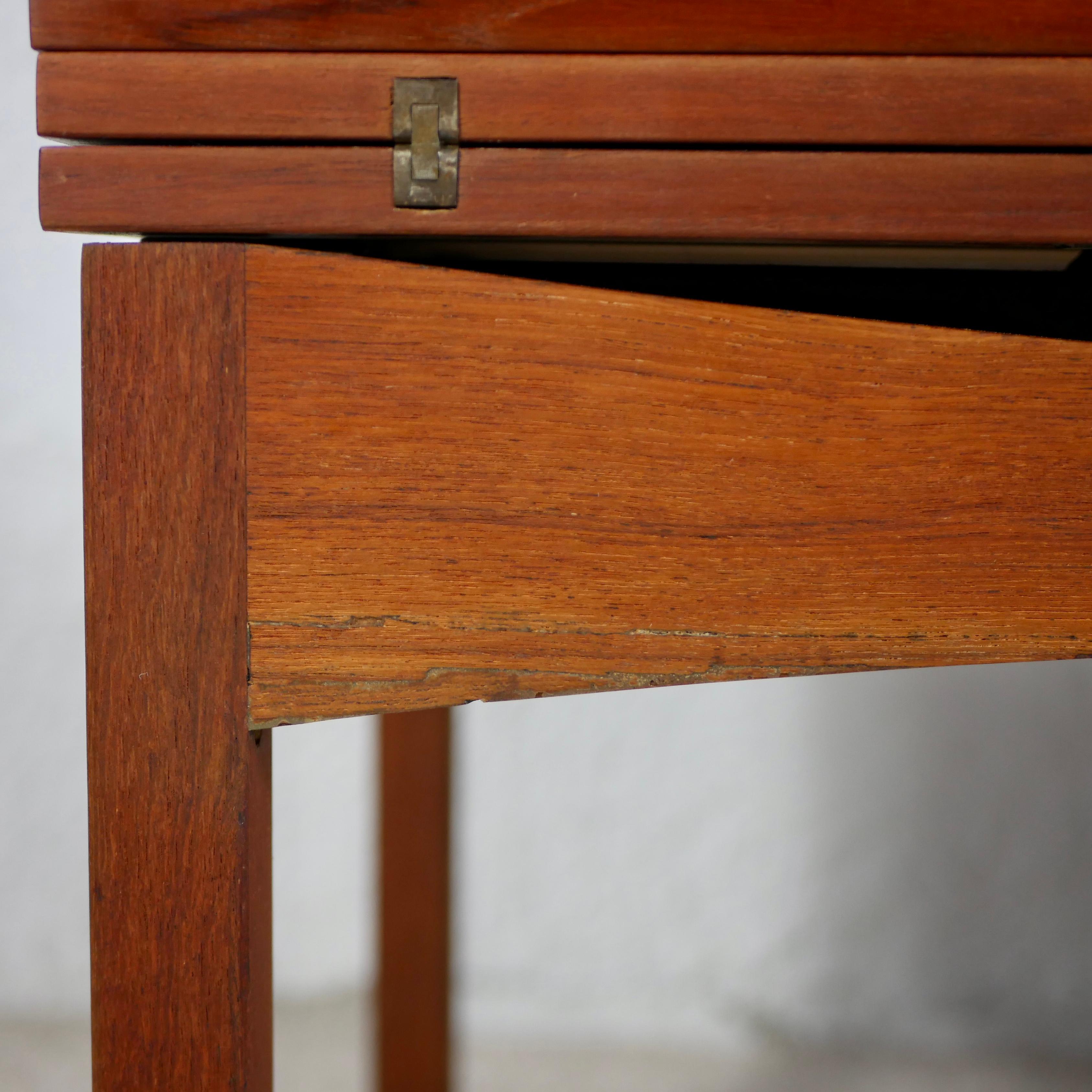 French Teak Expandable System Table 14