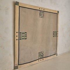 French "Temps d'Arret Printremps" Rug by Christian Duc for Tisca, 1990s