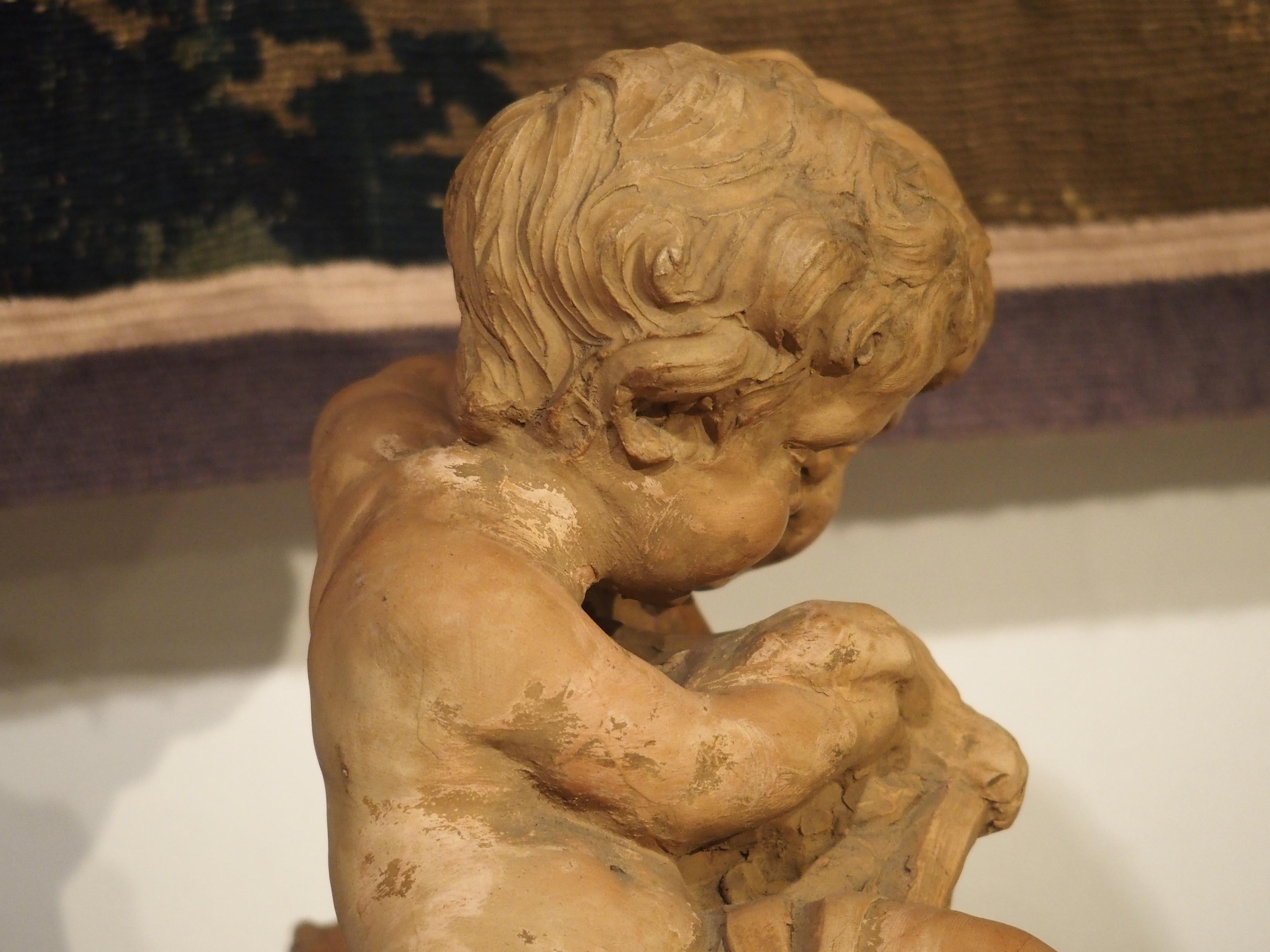 French Terracotta Sculpture by Fernand Guignier, Early to Mid-1900s 12
