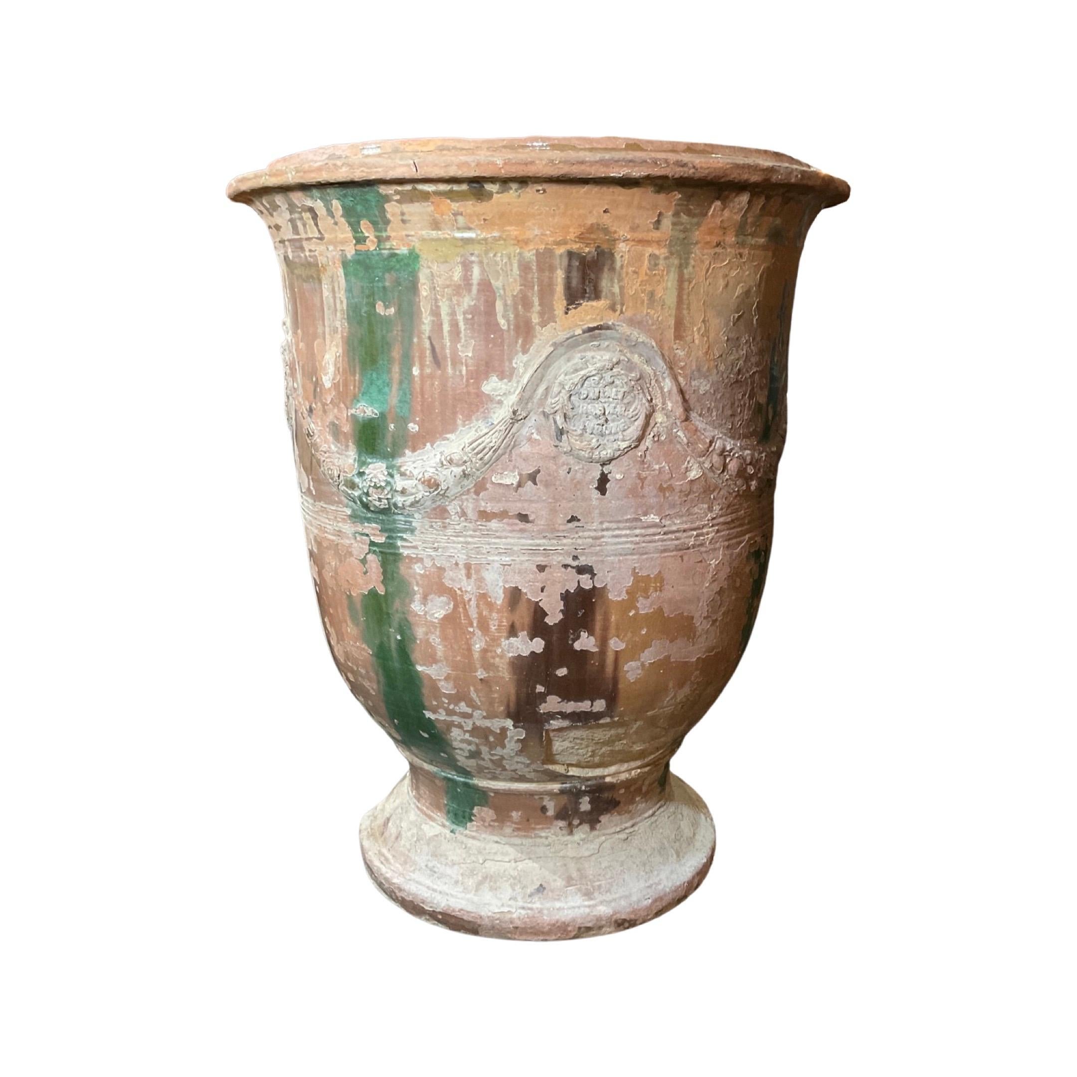 19th Century French Terracotta Anduze Planters