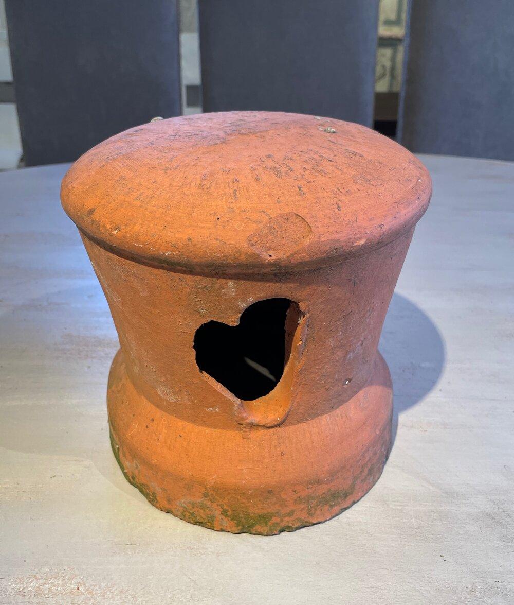French Terracotta Chimney Topper Garden Lantern For Sale 2