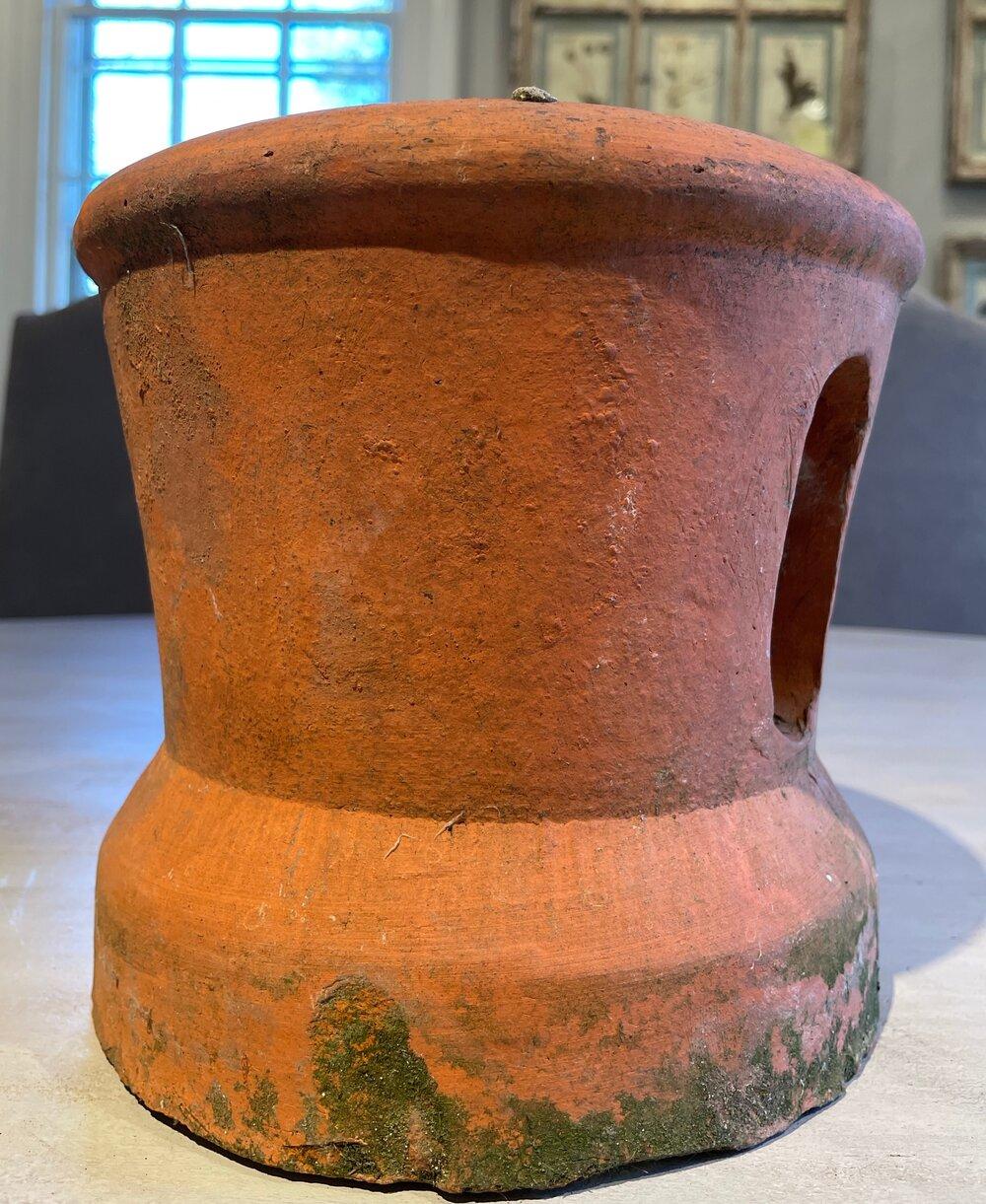 French Terracotta Chimney Topper Garden Lantern For Sale 4