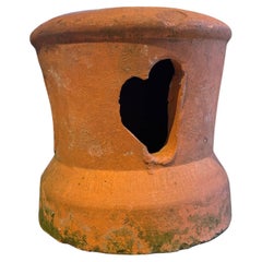 Antique French Terracotta Chimney Topper Garden Lantern