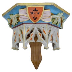 Französische Terrakotta-Konsole für eine Church's Niche, um 1850