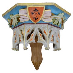 French Terracotta Church Niche Console, circa 1850