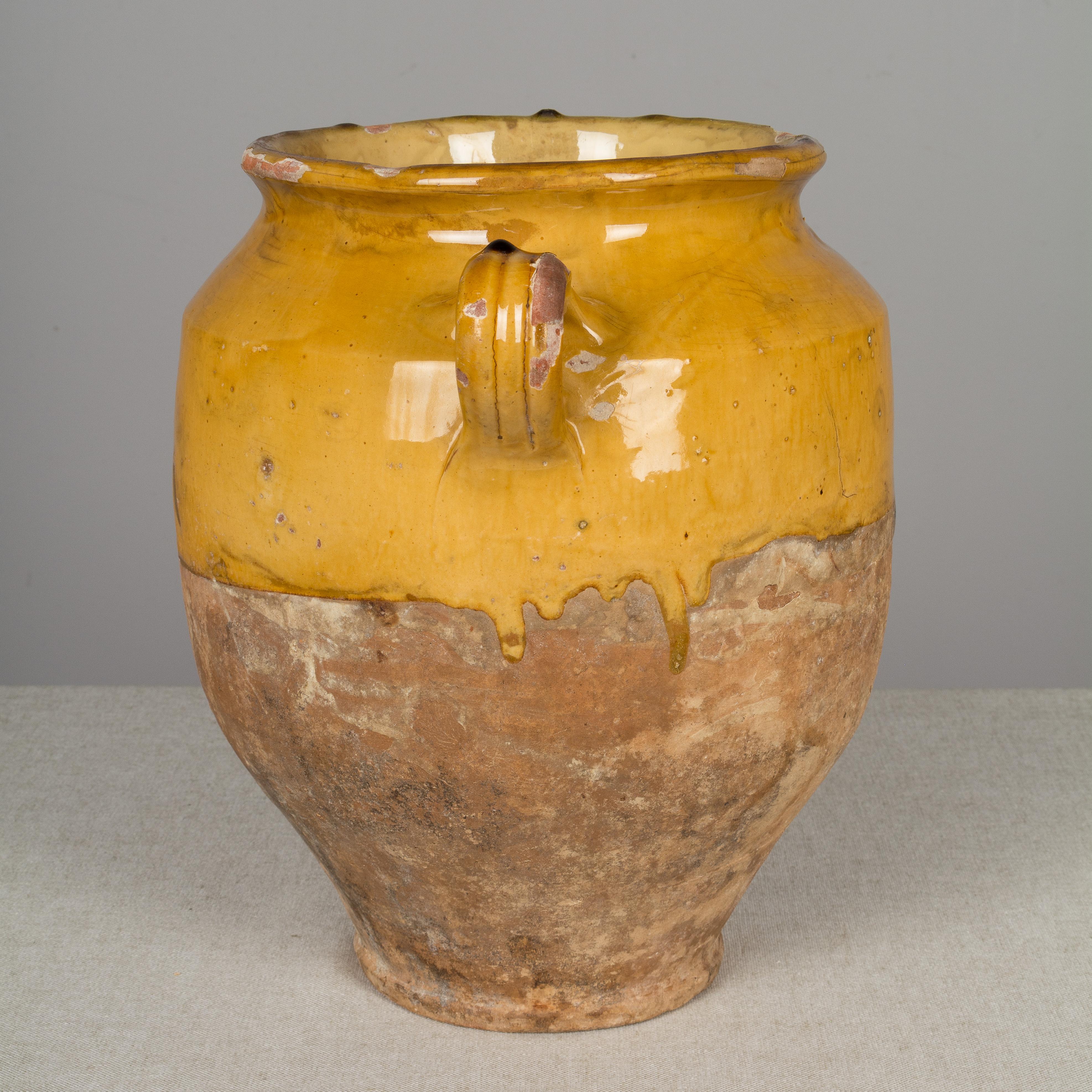 French Provincial French Terracotta Confit Pot