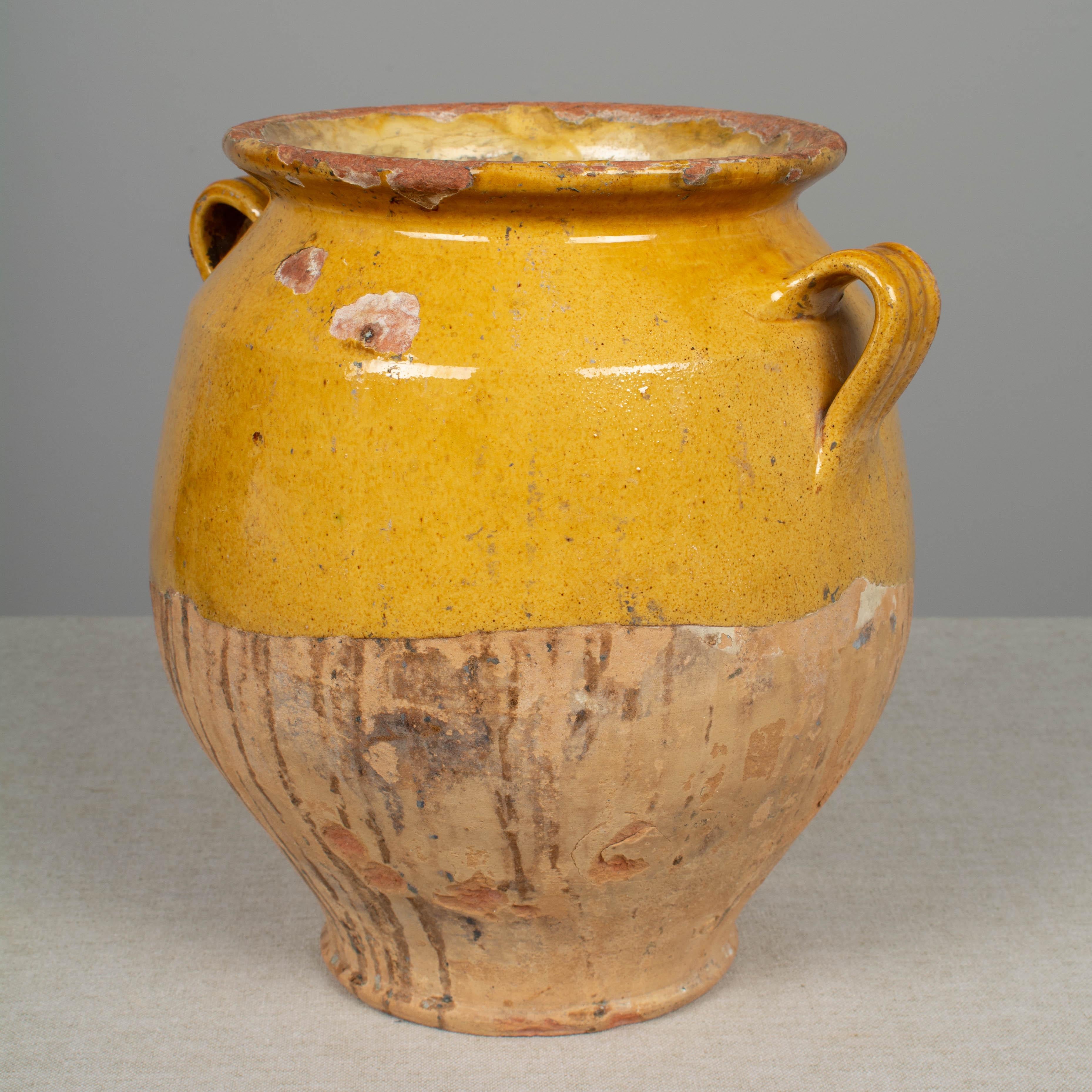 French Provincial French Terracotta Confit Pot