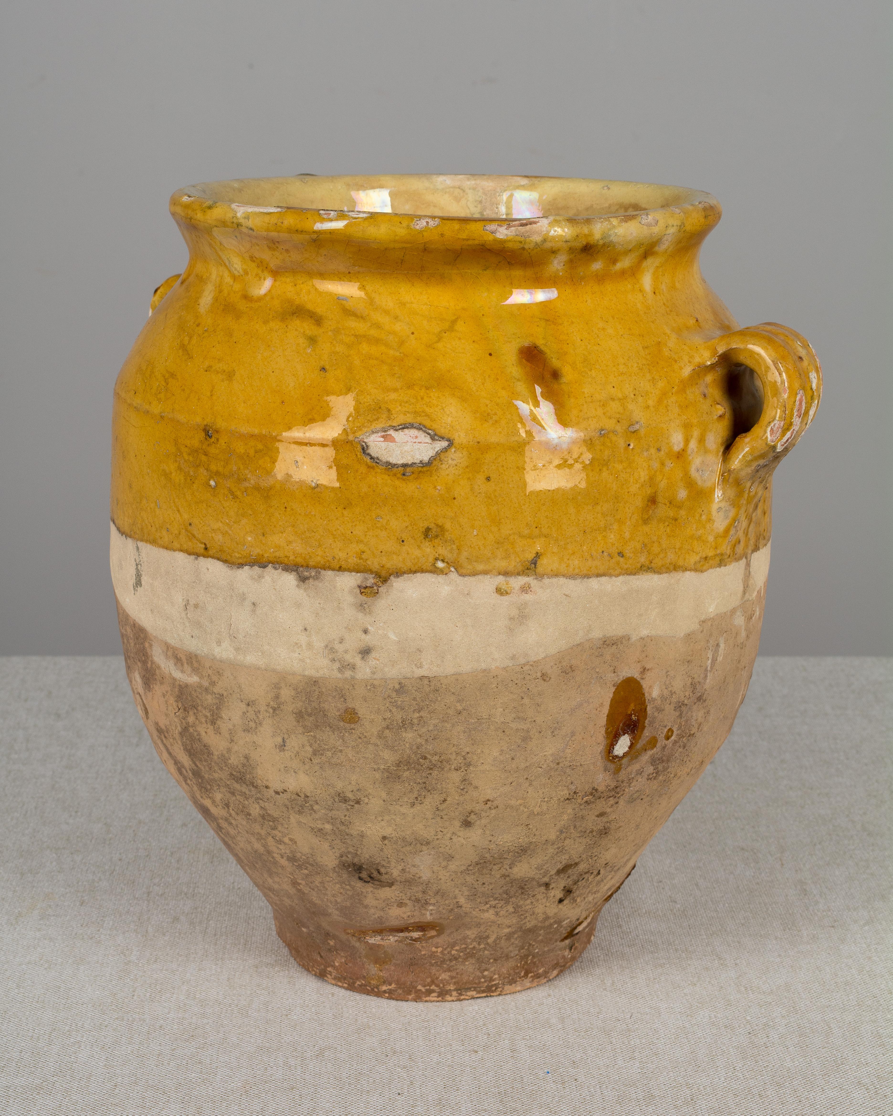 Glazed French Terracotta Confit Pot