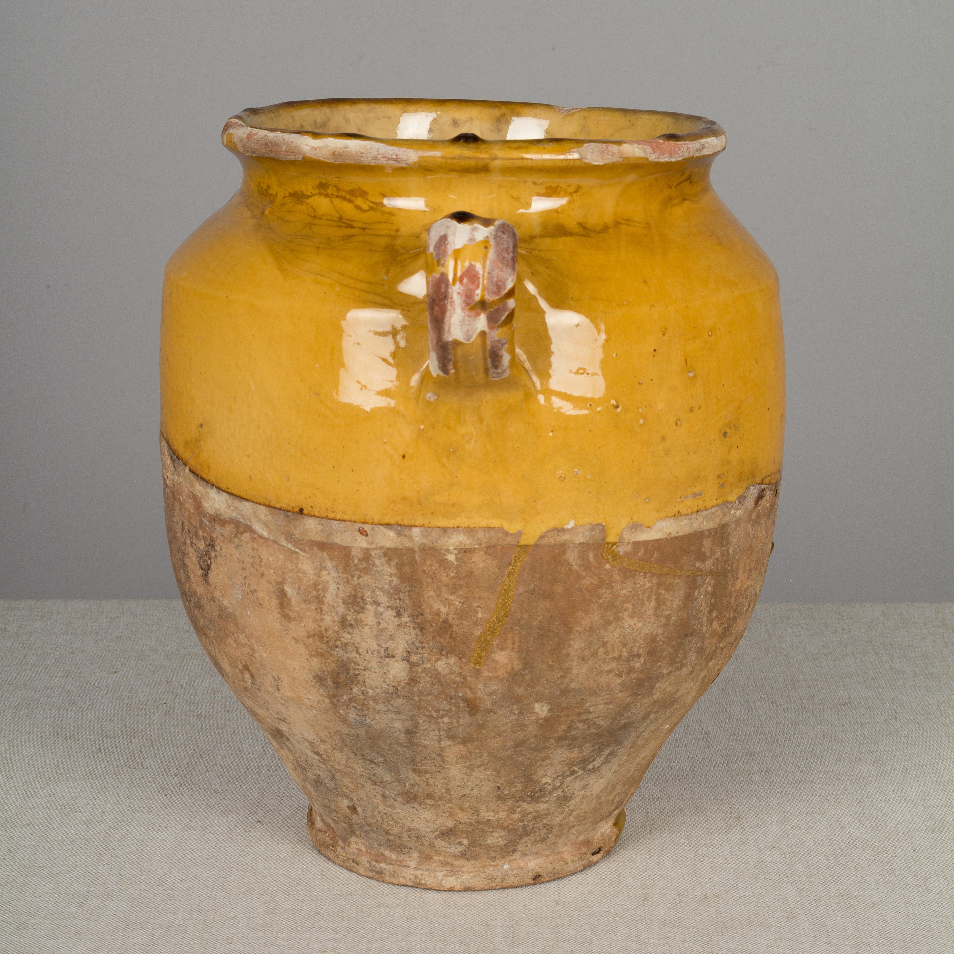 Glazed French Terracotta Confit Pot