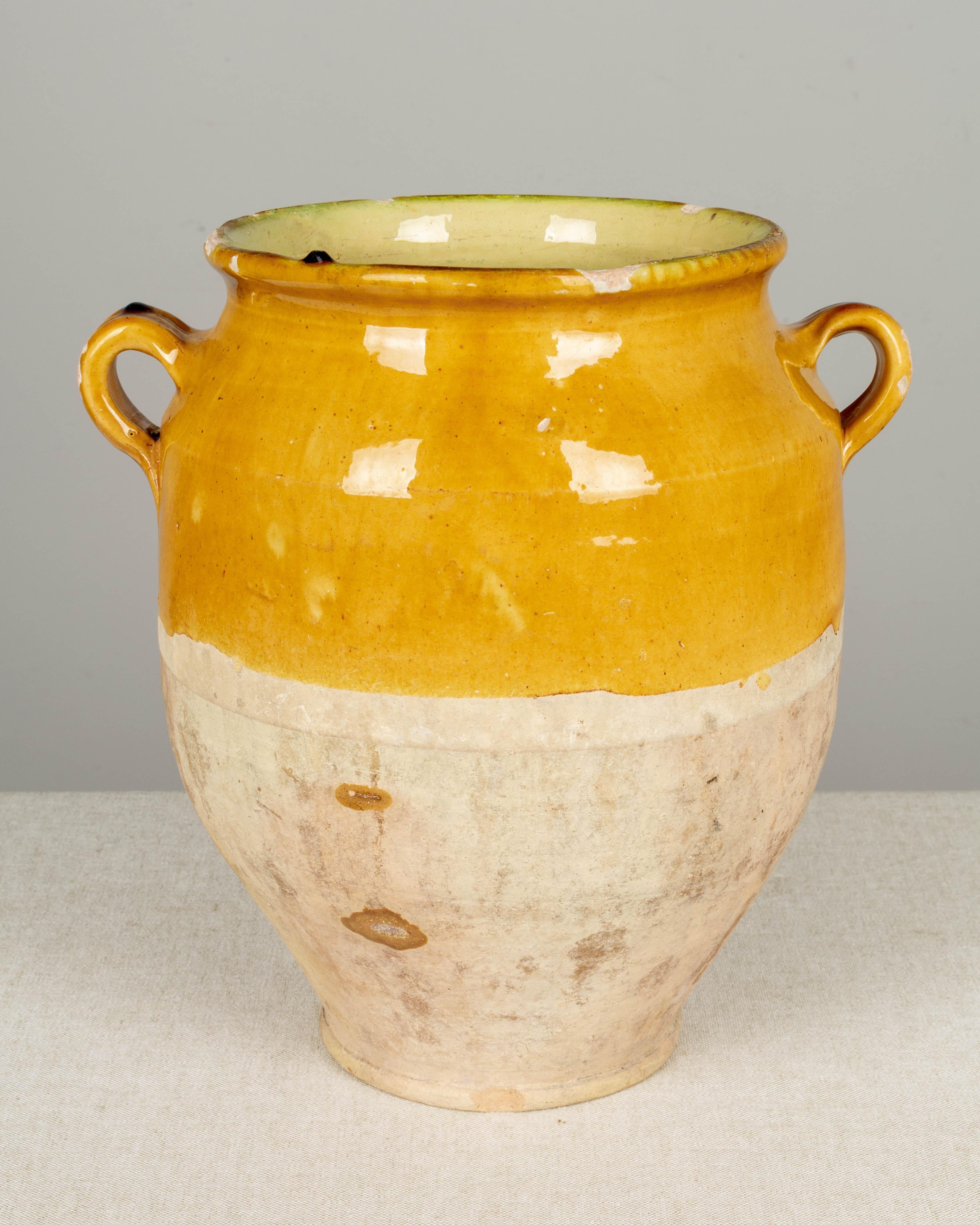 20th Century French Terracotta Confit Pot
