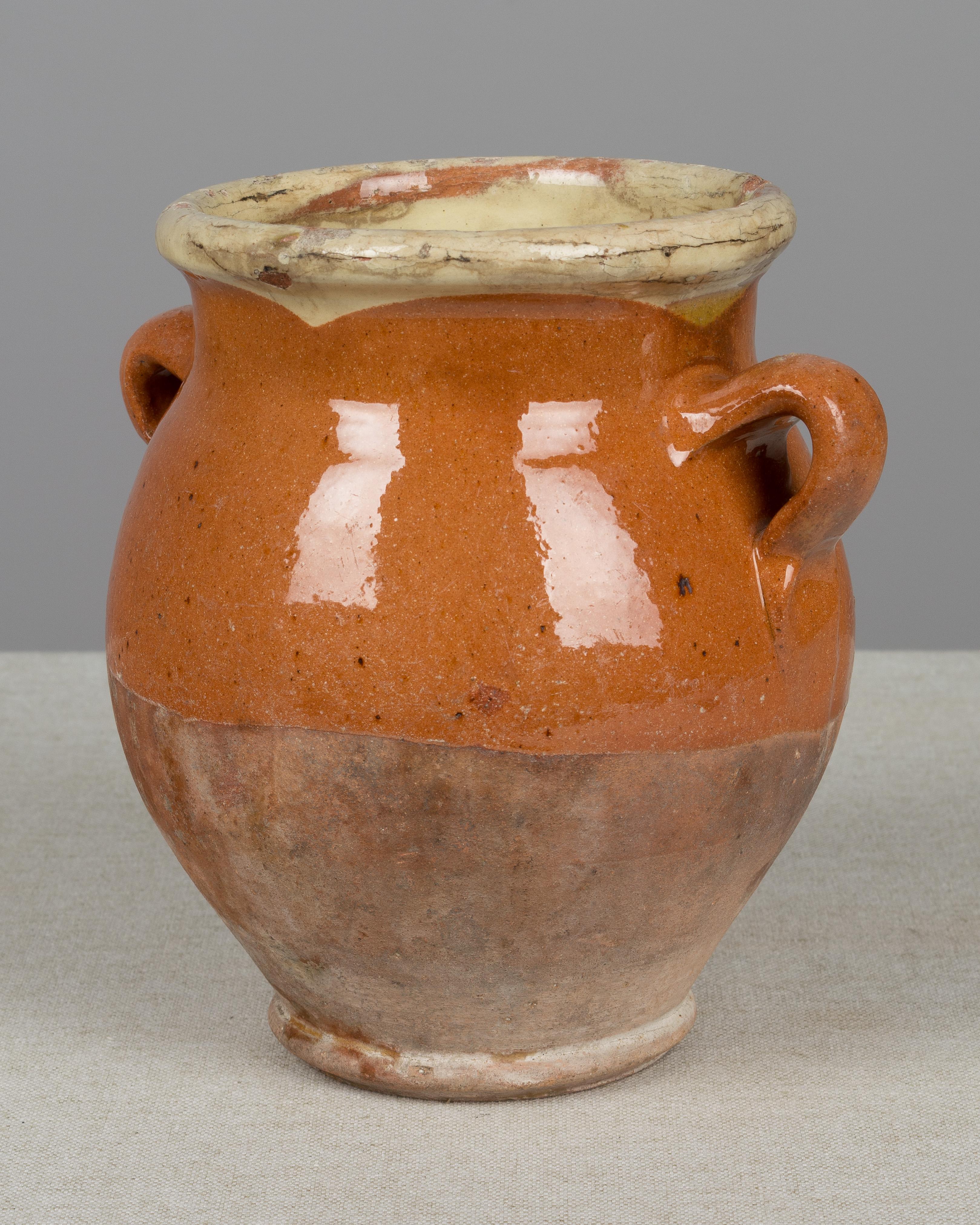 20th Century French Terracotta Confit Pot