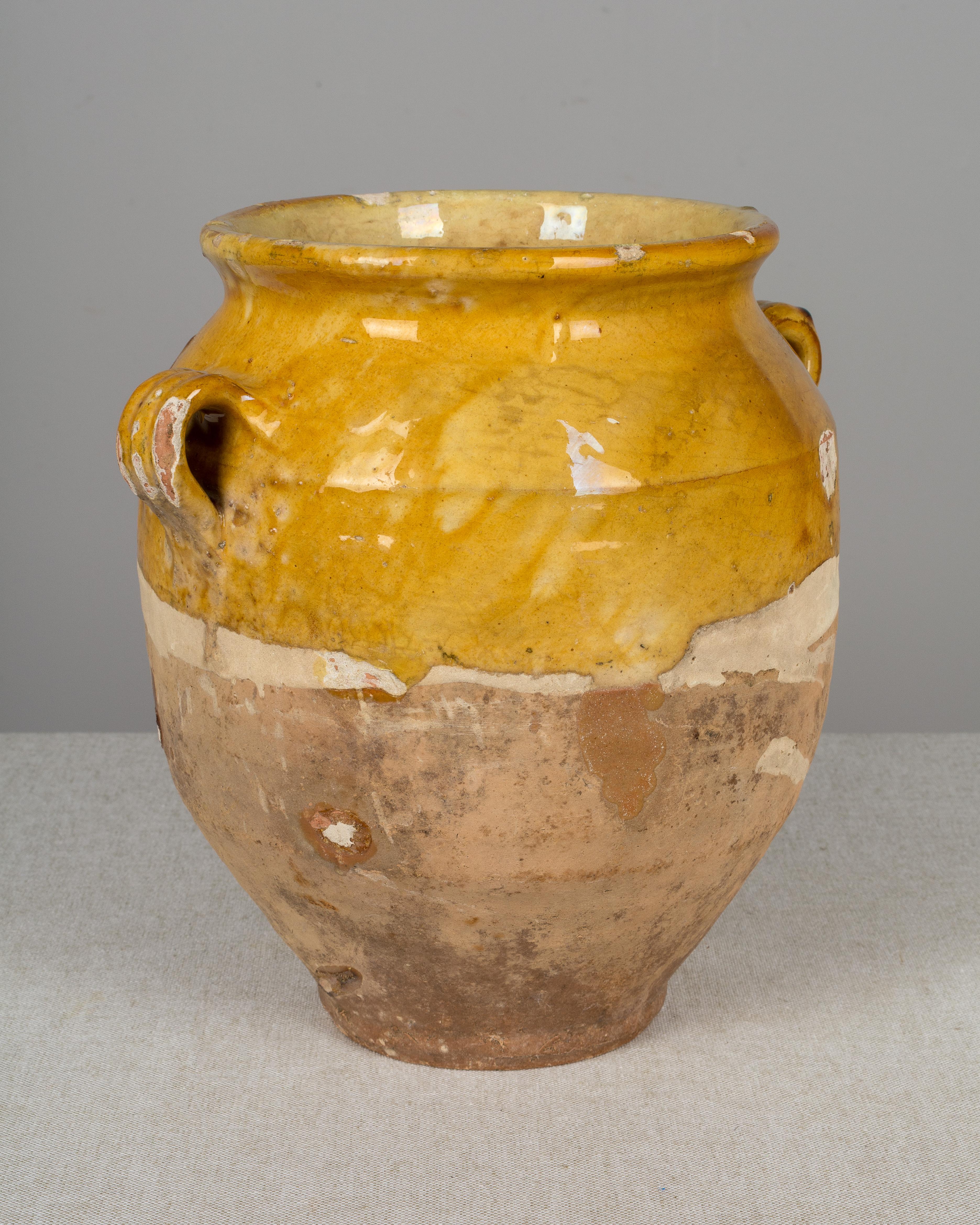 20th Century French Terracotta Confit Pot