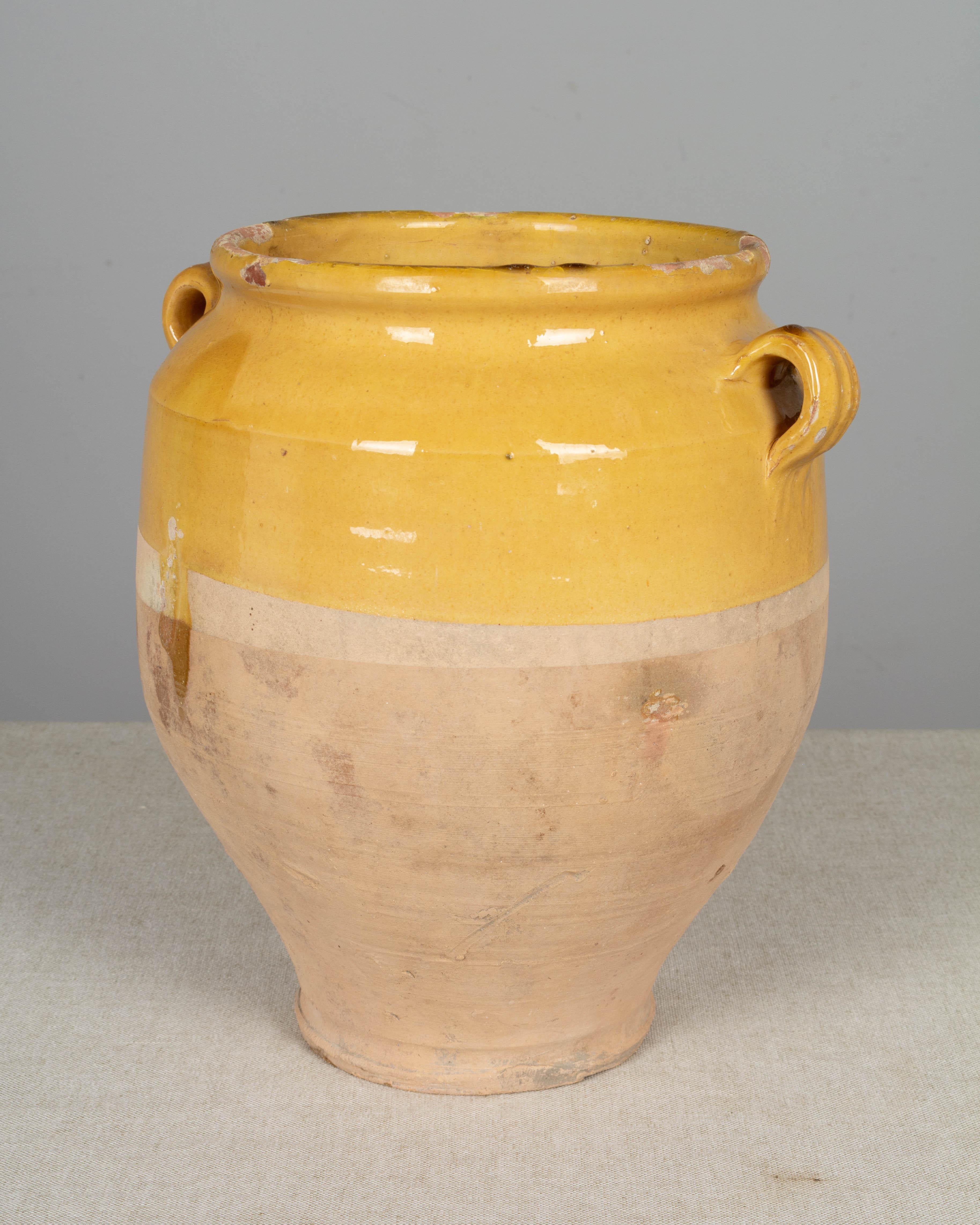 20th Century French Terracotta Confit Pot