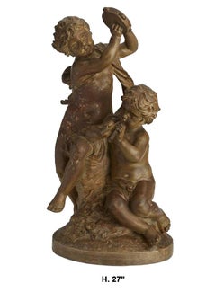 French Terracotta Figural Sculpture, 19th Century