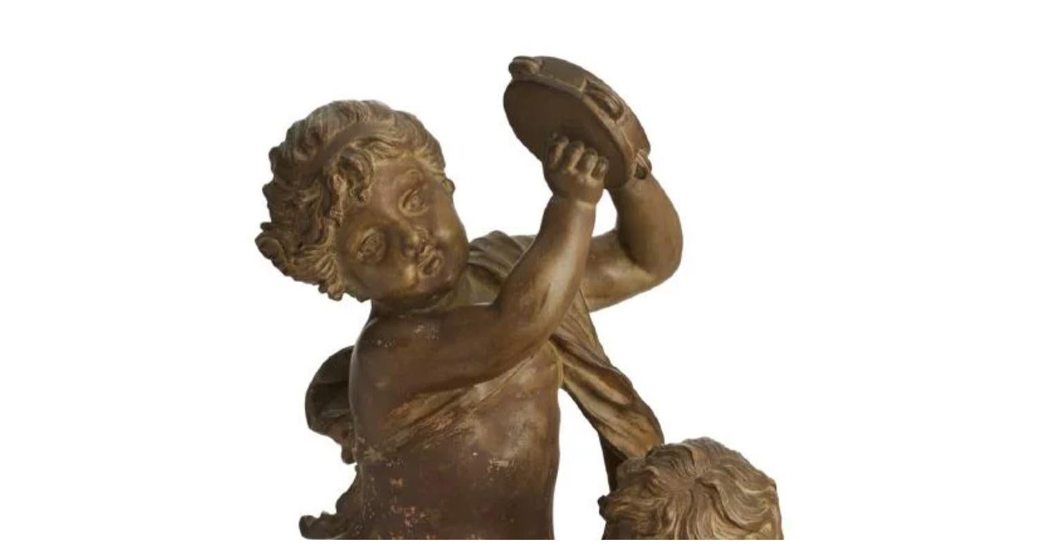 French Terracotta Figural Sculpture, 19th Century In Good Condition For Sale In Cypress, CA
