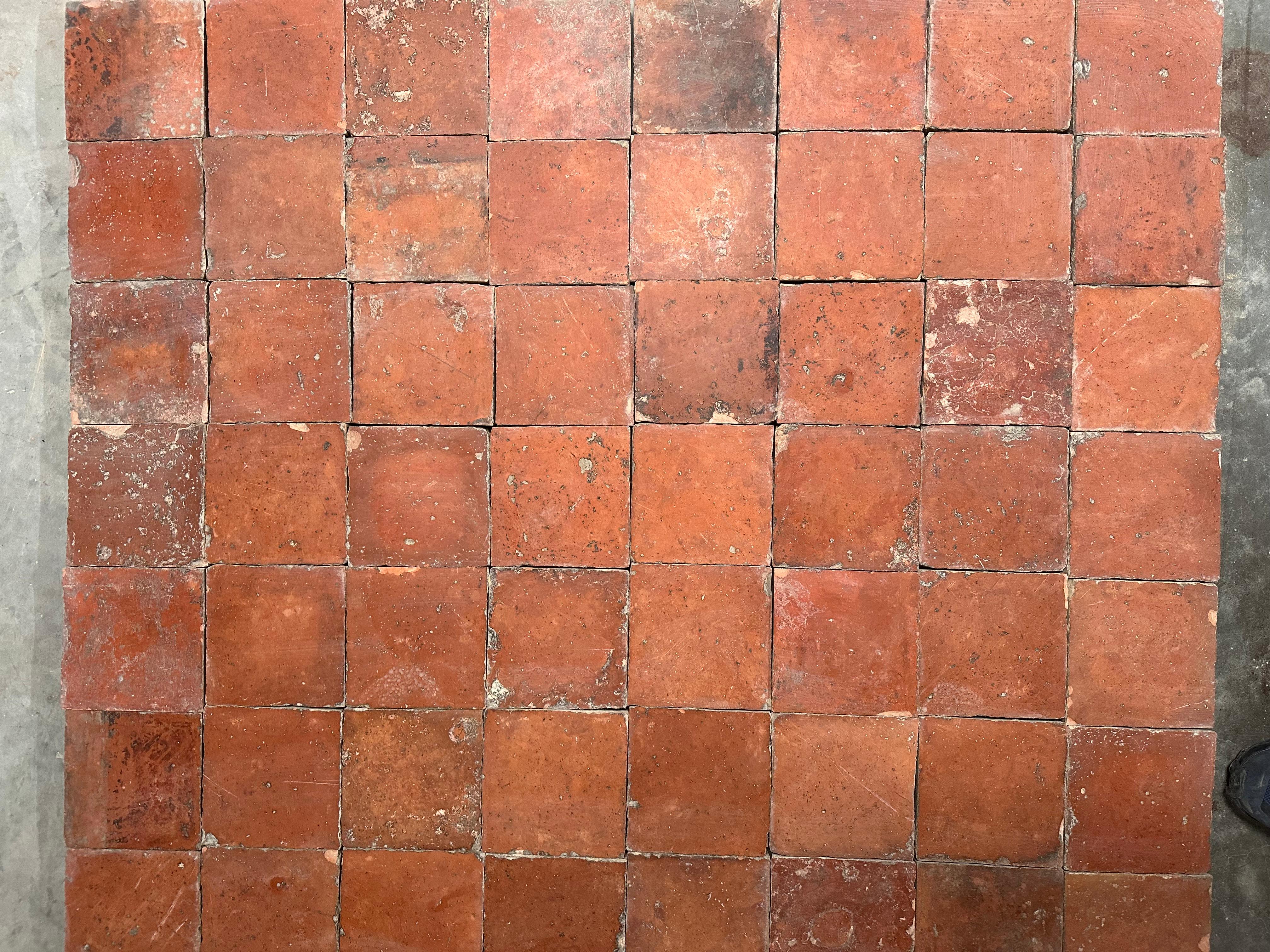 French Terracotta Floor Tiles For Sale 5