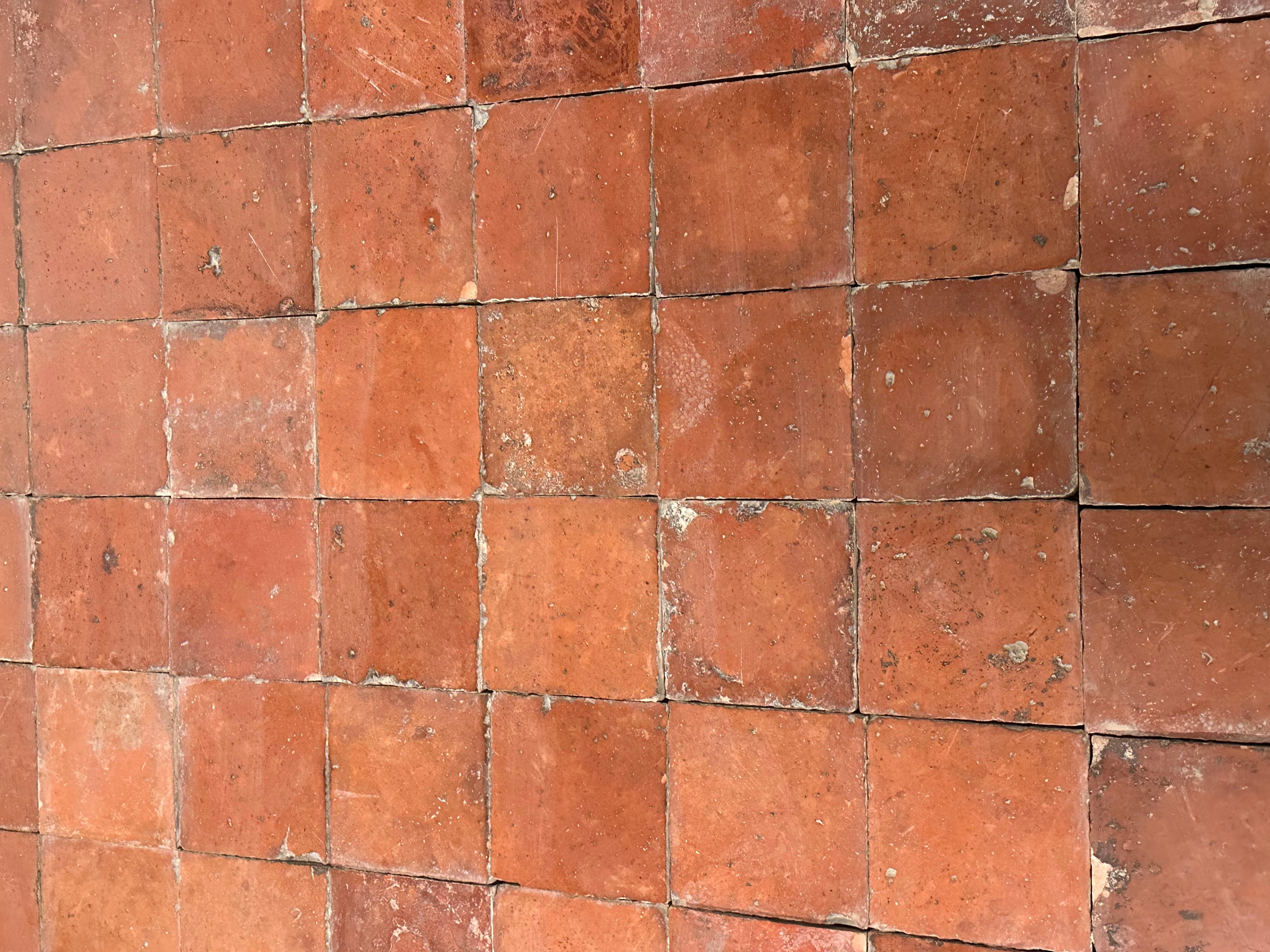 French Terracotta Floor Tiles For Sale 2