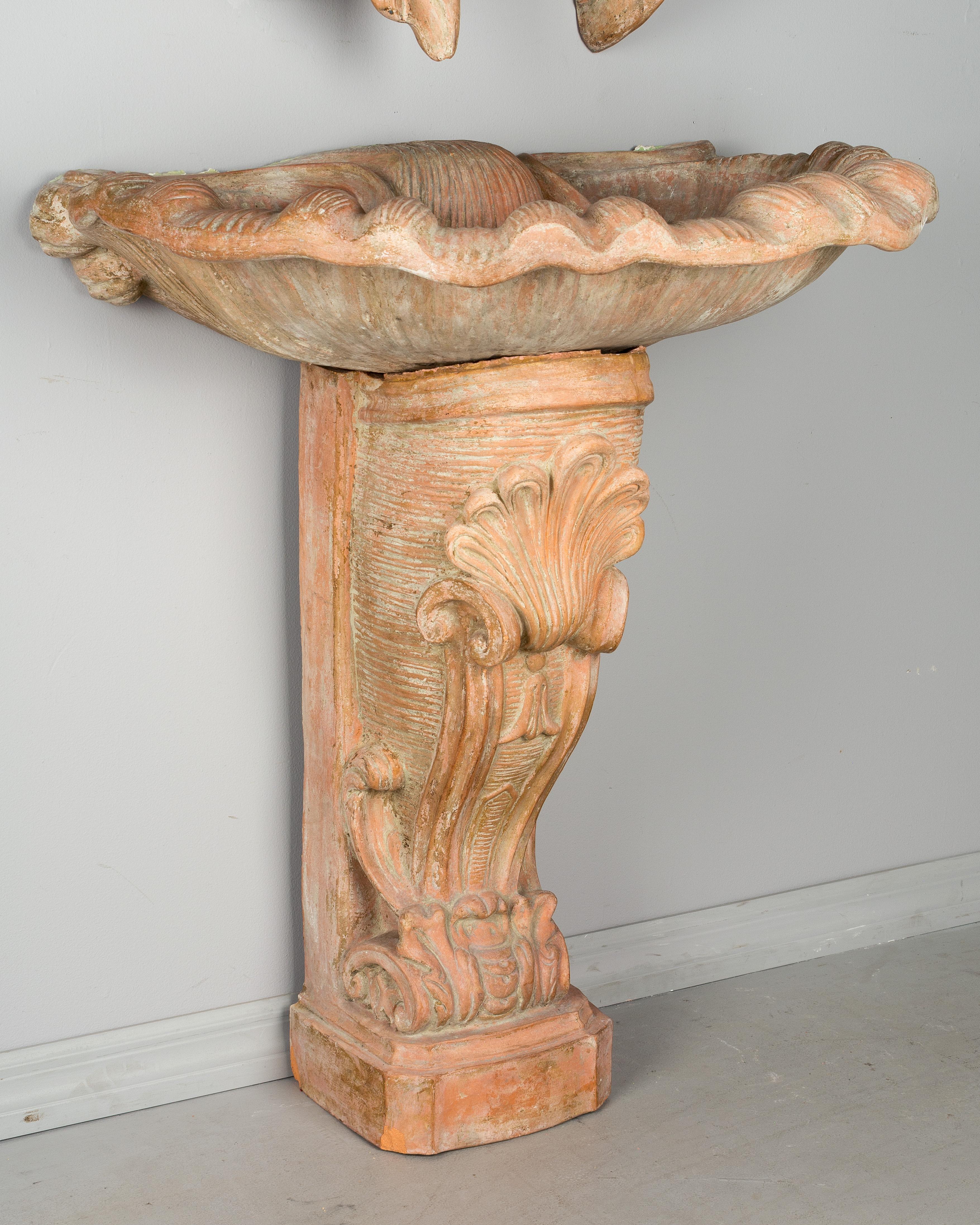 French Terracotta Fountain 8