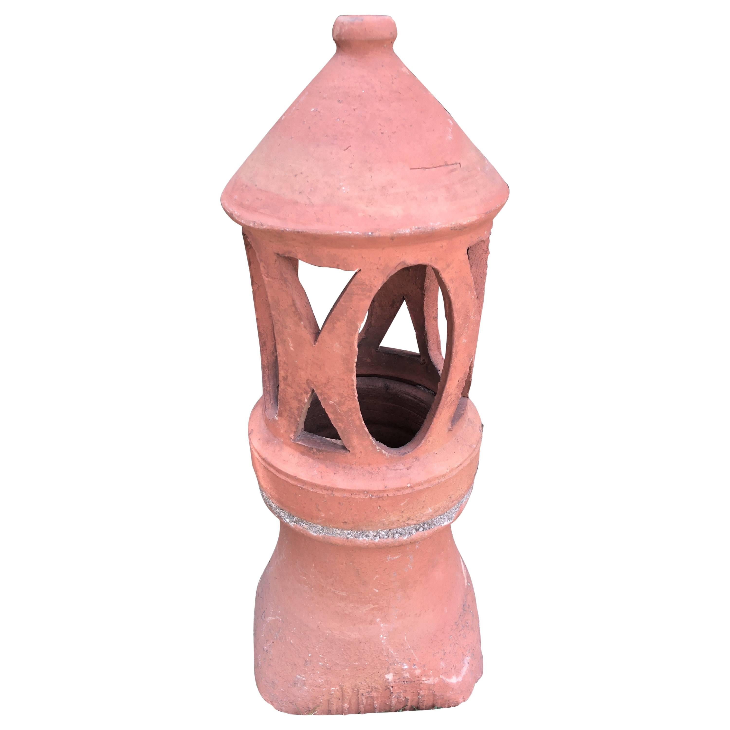 French Terracotta Garden Lantern