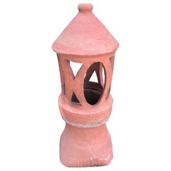 Antique French Terracotta Garden Lantern