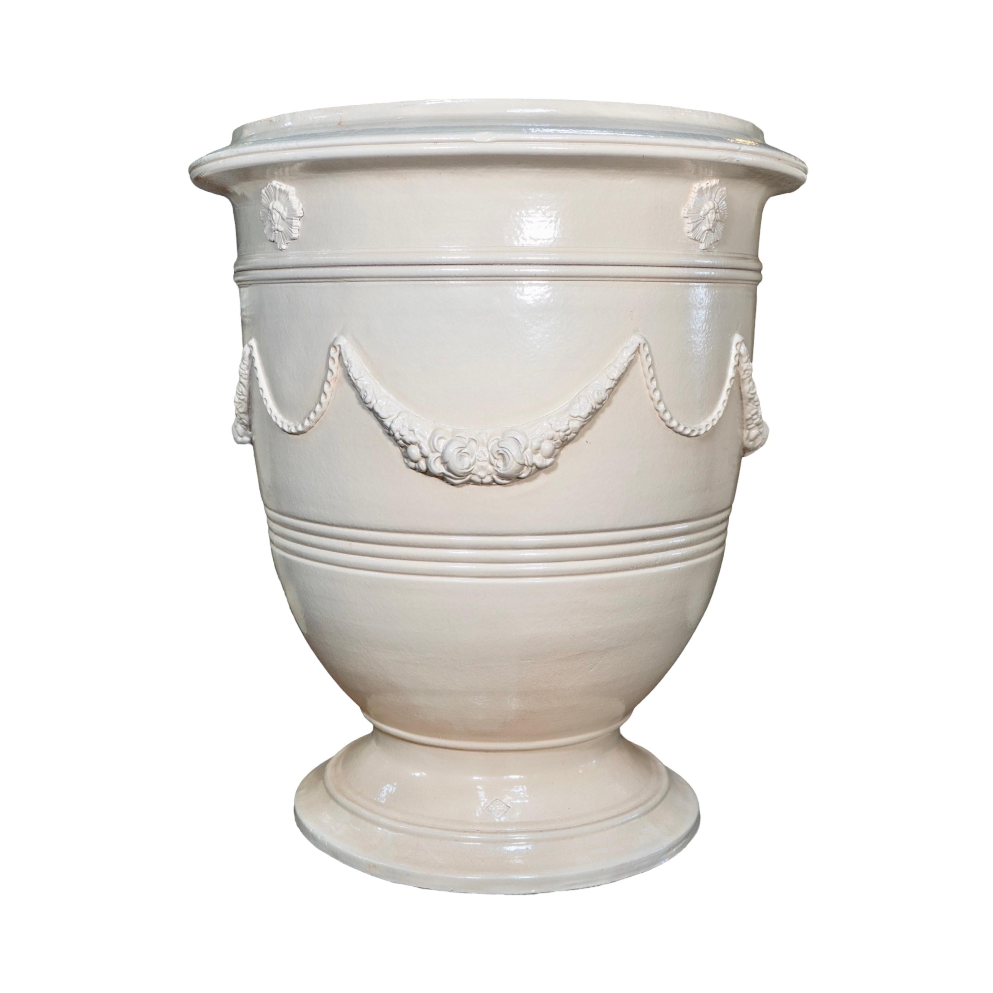 Vase contemporain en terre cuite émaillée française Neuf - En vente à Dallas, TX