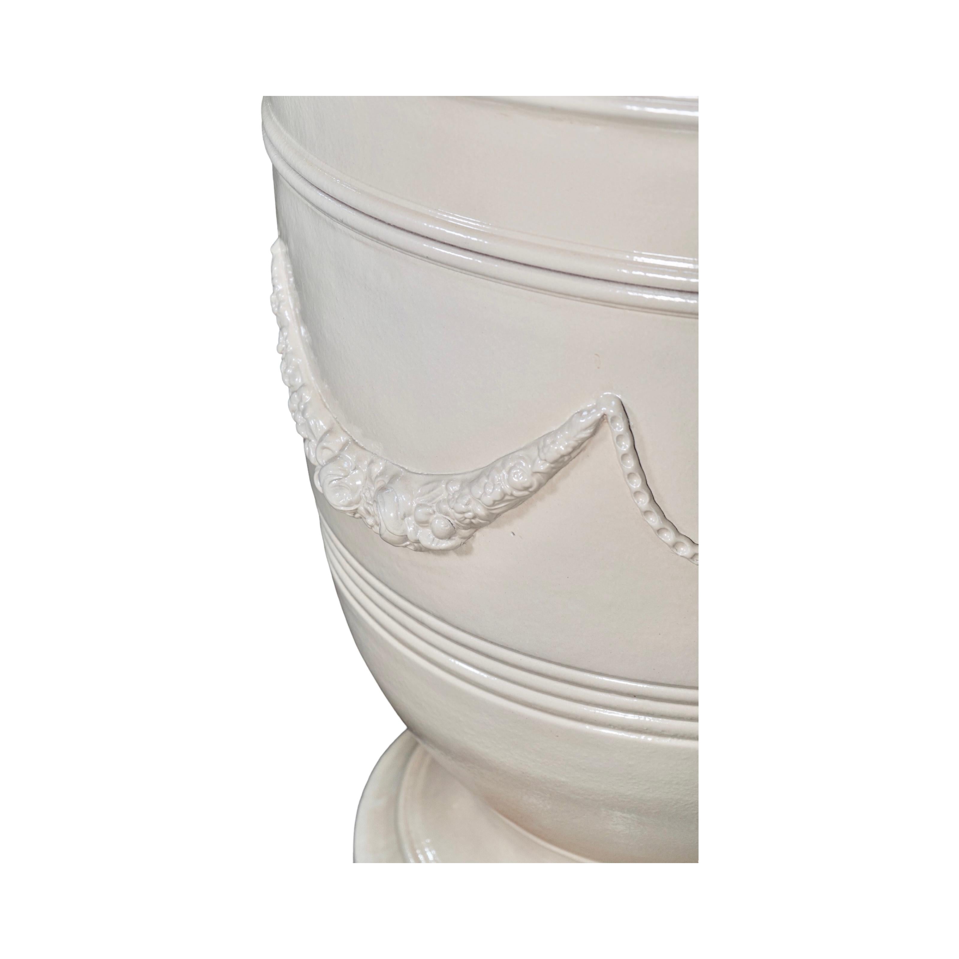 Vase contemporain en terre cuite émaillée française en vente 1