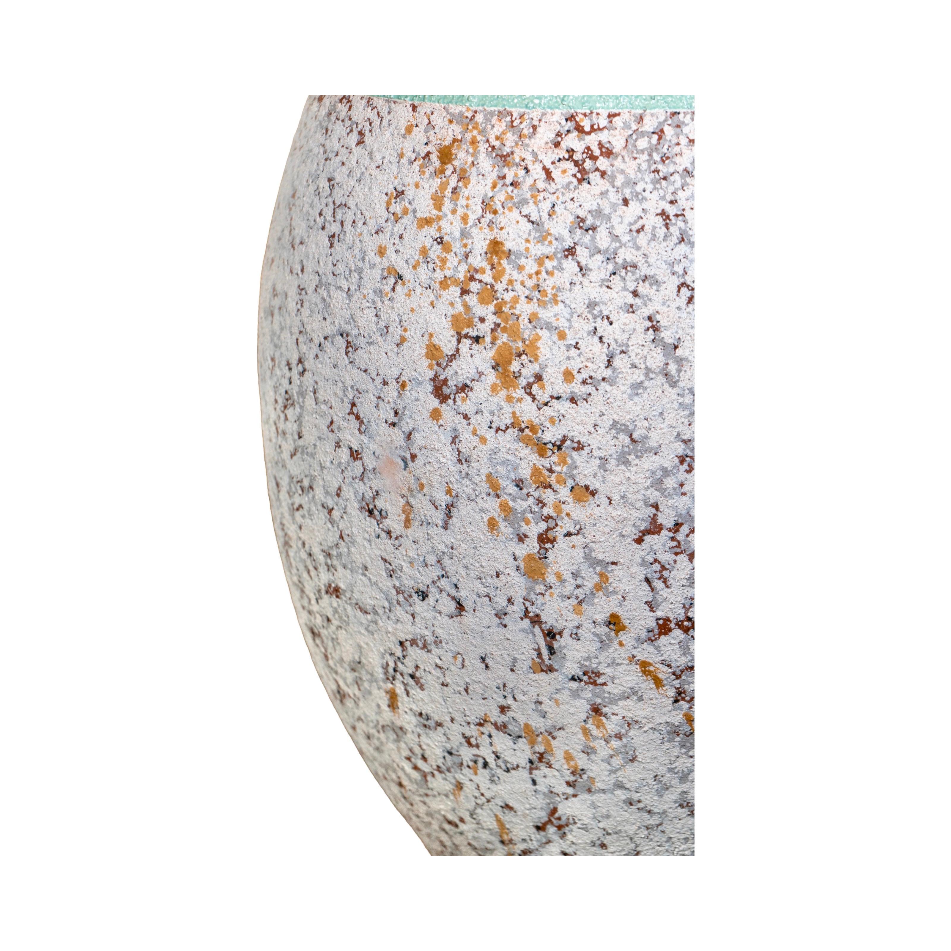 Contemporary French Glazed Terracotta Olive Jar For Sale 3