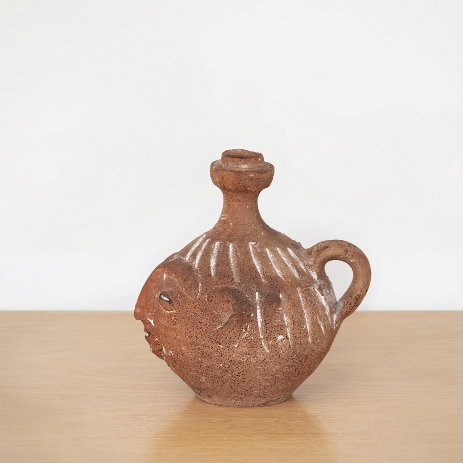 French Terracotta Head Vase 1