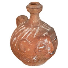 Retro French Terracotta Head Vase