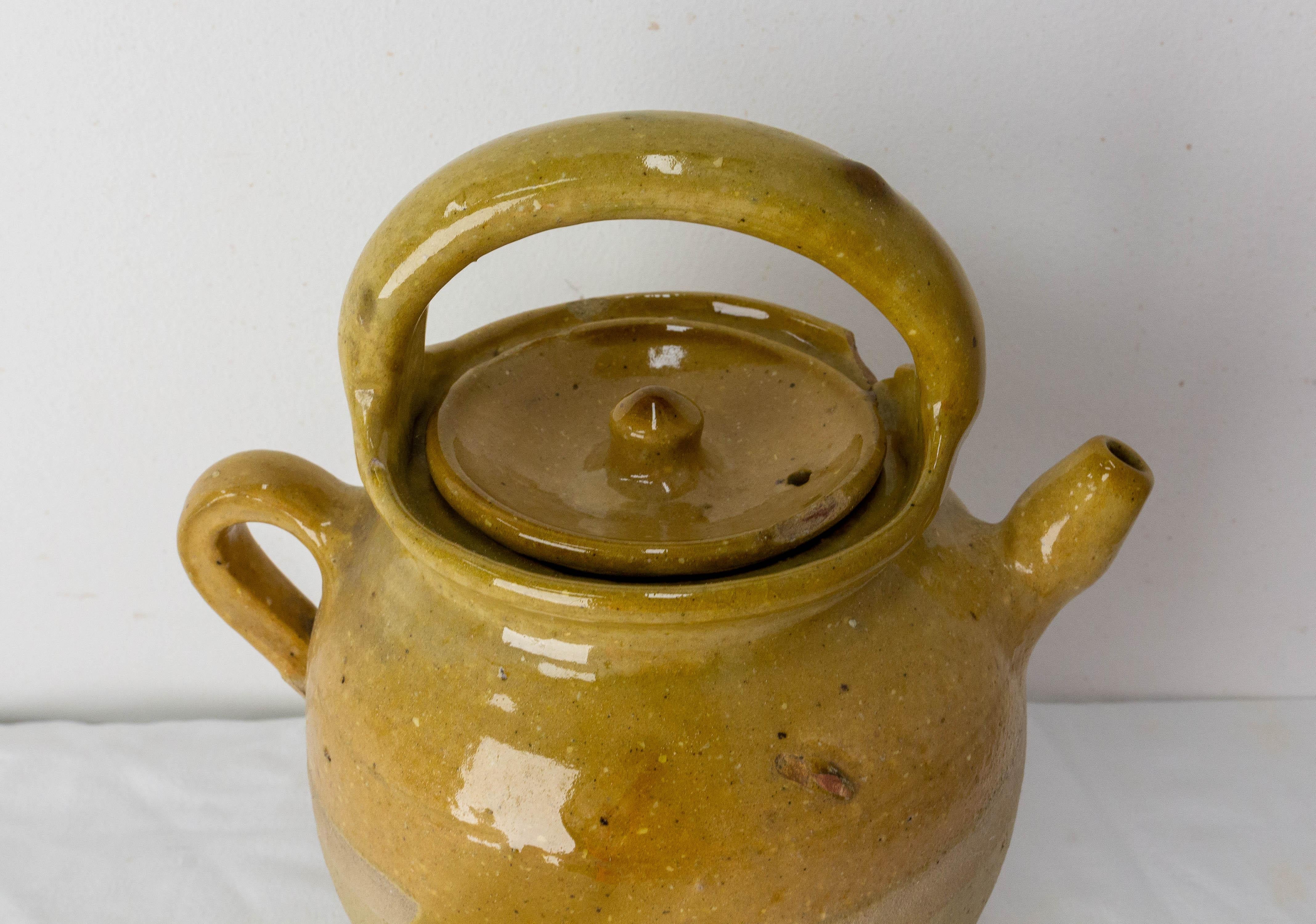 French Terracotta Little Jug or Pitcher, 19th Century 2