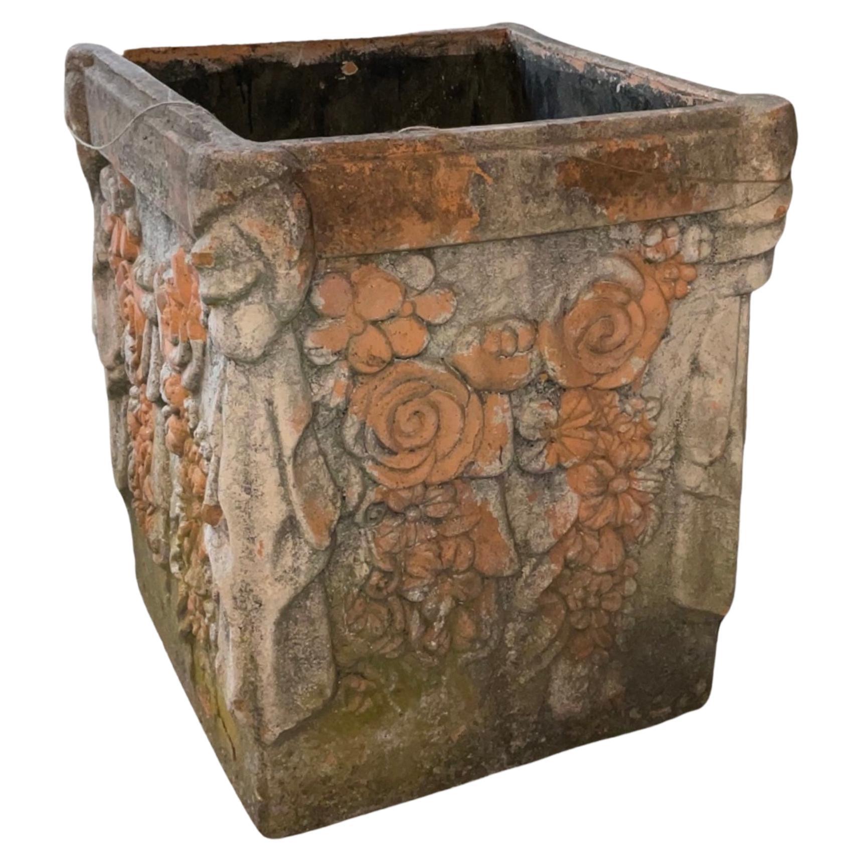 French Wooden Planter For Sale at 1stDibs