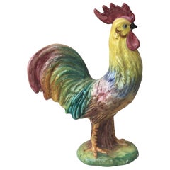 French Terracotta Rooster Bavent Normandy