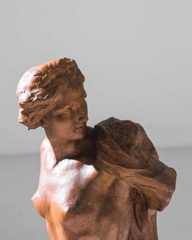 Mid-20th Century French Terracotta Sculpture, 1938
