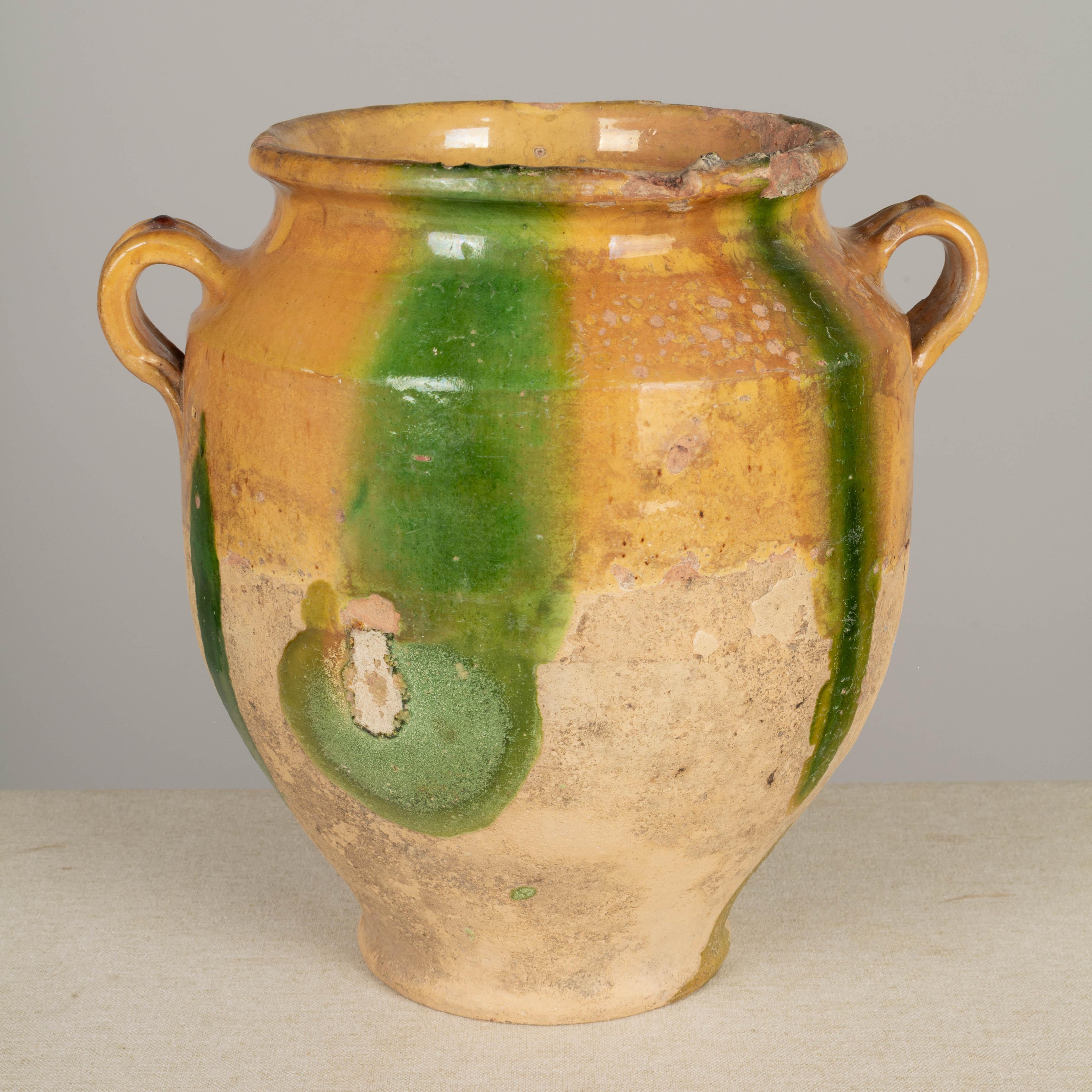 French Terracotta Vase or Confit Pot For Sale at 1stDibs