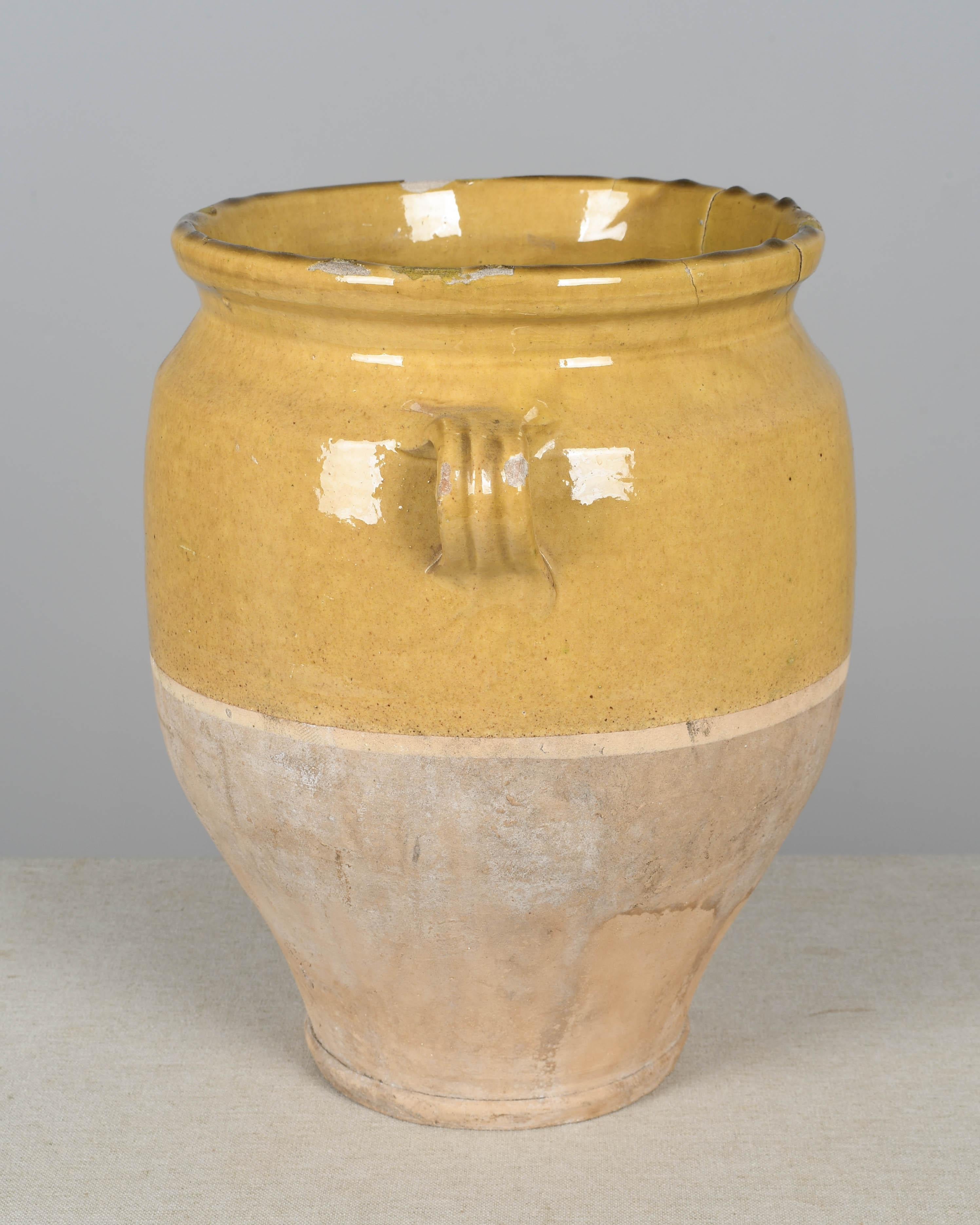 Französische Terrakotta-Vase oder Confit-Topf (20. Jahrhundert) im Angebot
