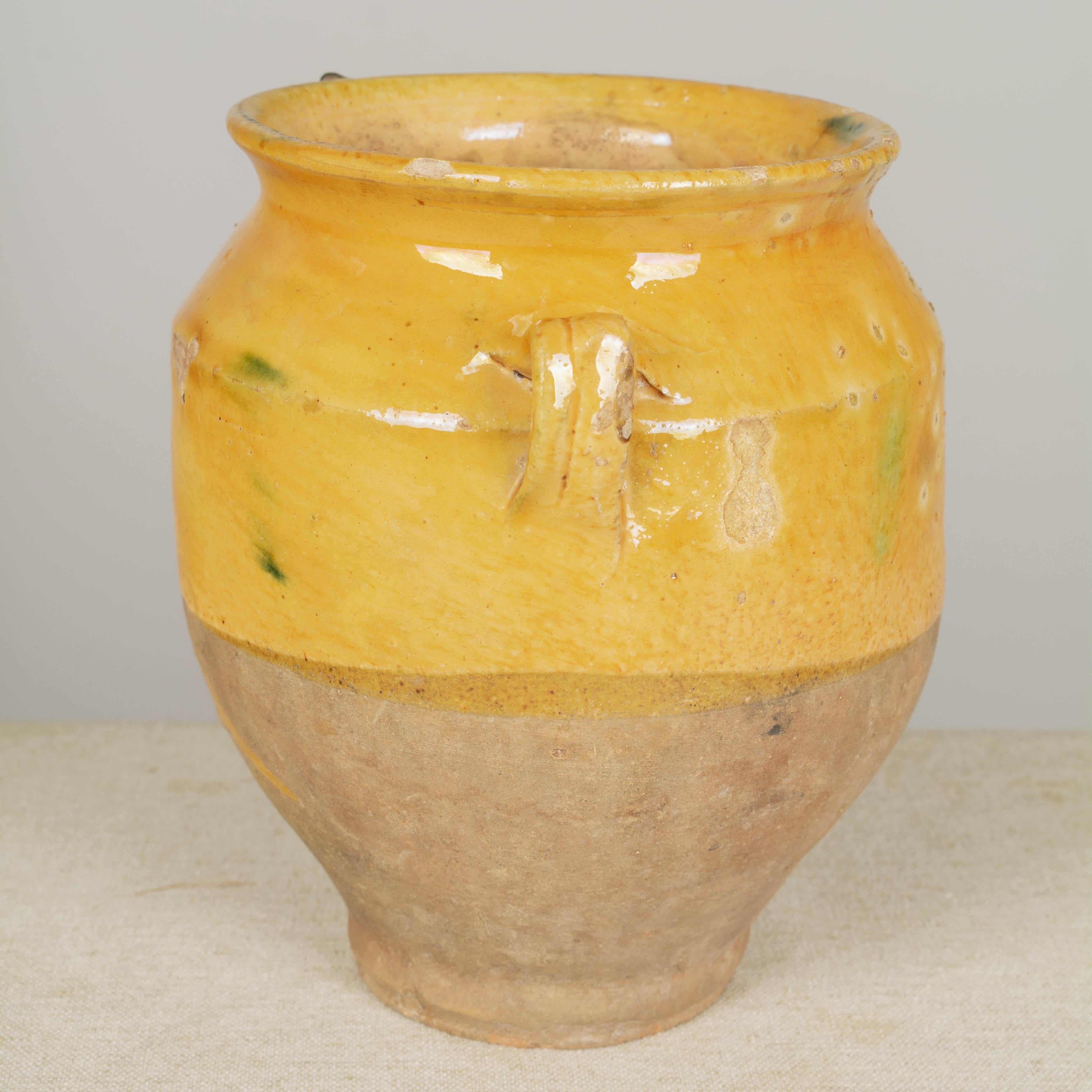 Französische Terrakotta-Vase oder Confit-Topf (20. Jahrhundert) im Angebot